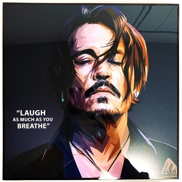 Johnny Depp (2) ジョニー デップ「ポップアートパネル Keetatat