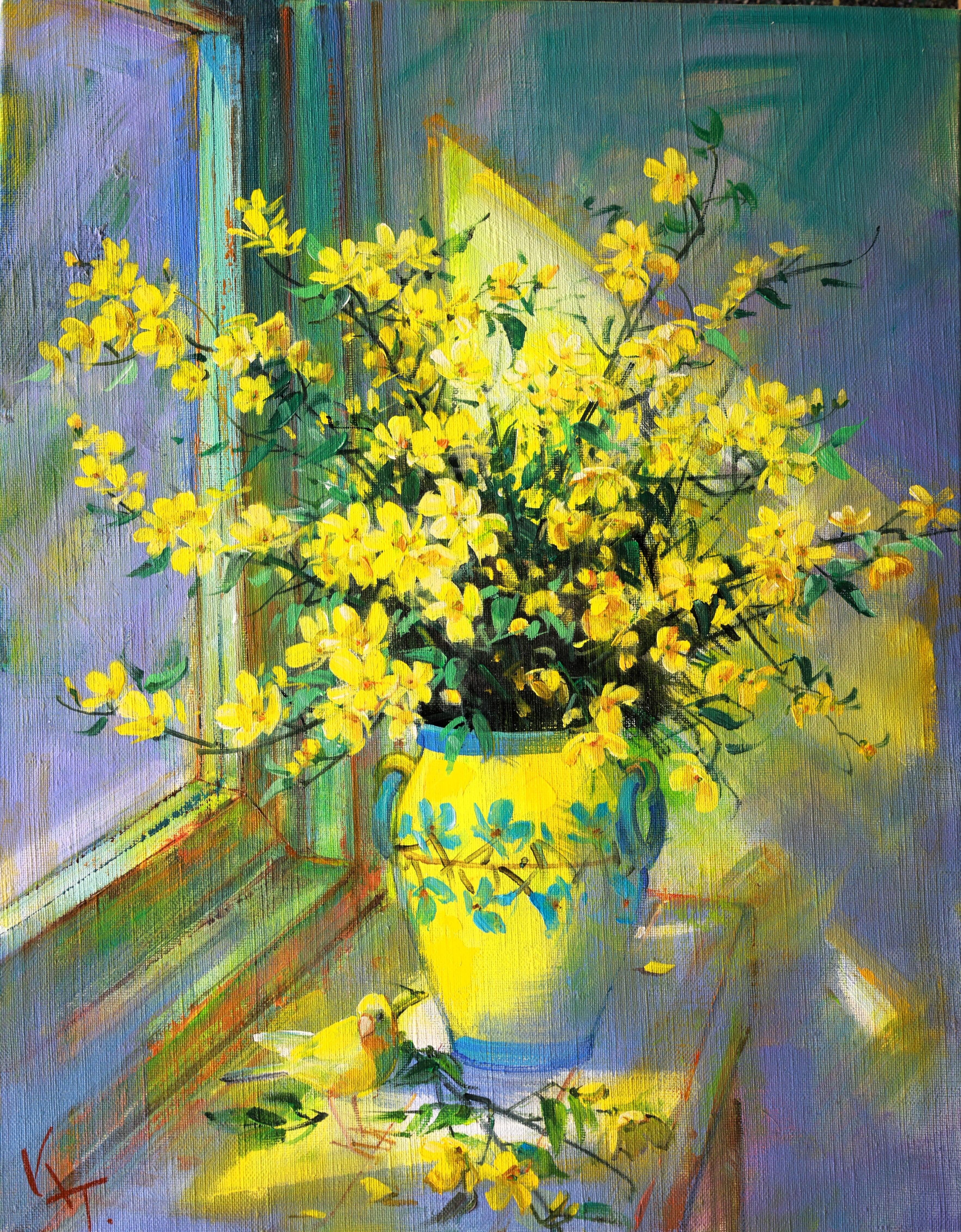 グラスのライラック -glass of lilac- F4 | 洋画家 田中清 ギャラリー