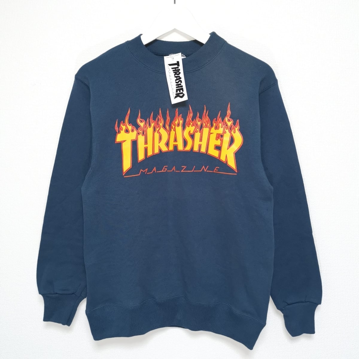 送料無料 S 90s THRASHER スウェット FLAME HANES USA製 | neggycmart_base
