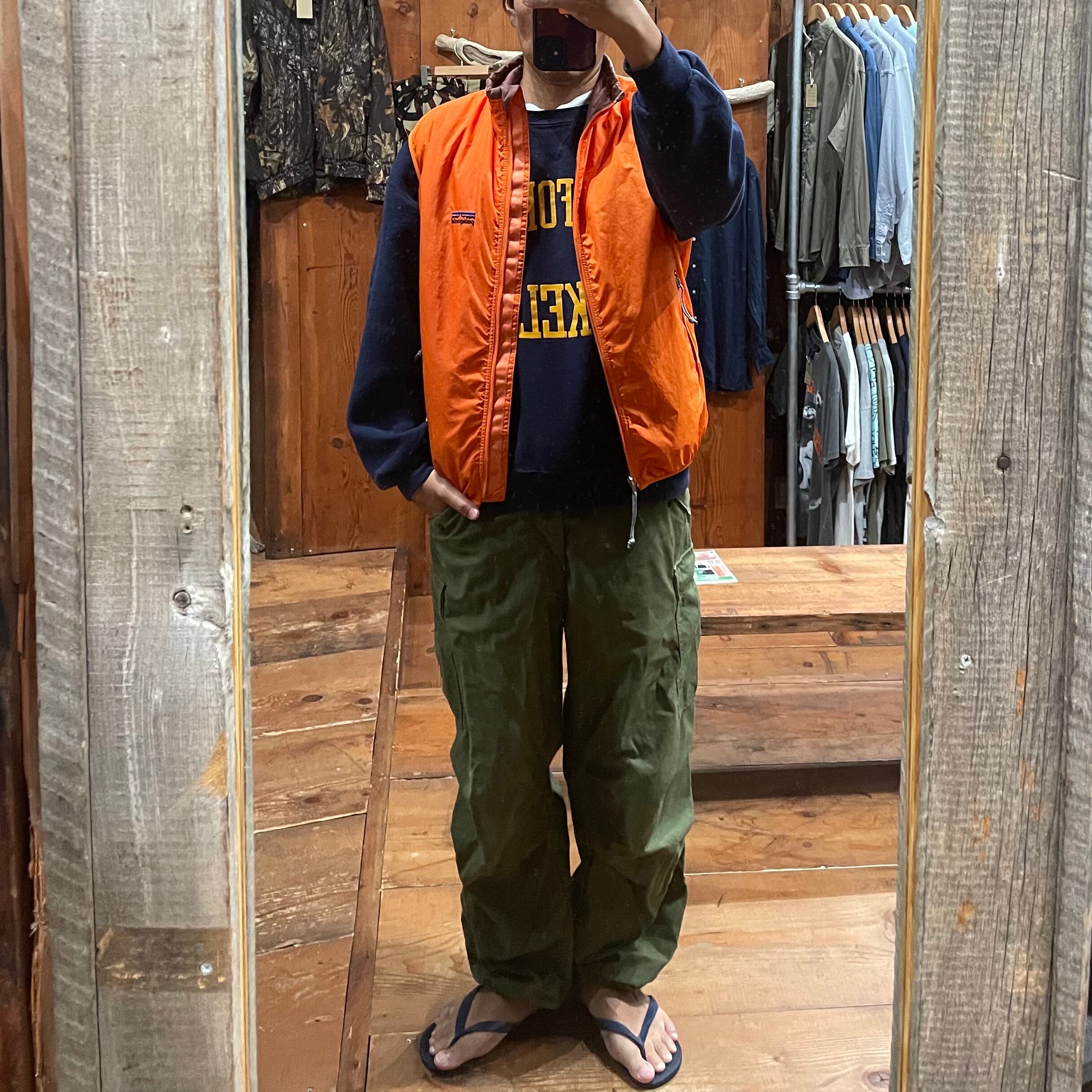 刺繍タグ】00's Patagonia PUFFBALL VEST ORANGE | locals