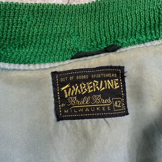 60's 60s TIMBERLINE Brill Bros スタジャン ブリルブロス スタジアム