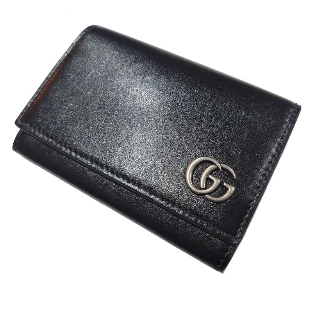 GUCCI グッチ GGマーモント カードケース 名刺ケース 名刺入れ ダブルG