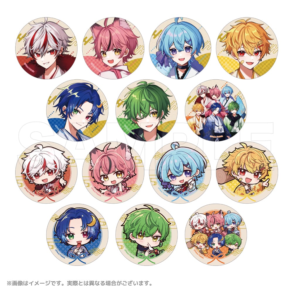 2025年謹賀新年 ランダム缶バッジ | Piece Palette ピスパレ 公式ショップ