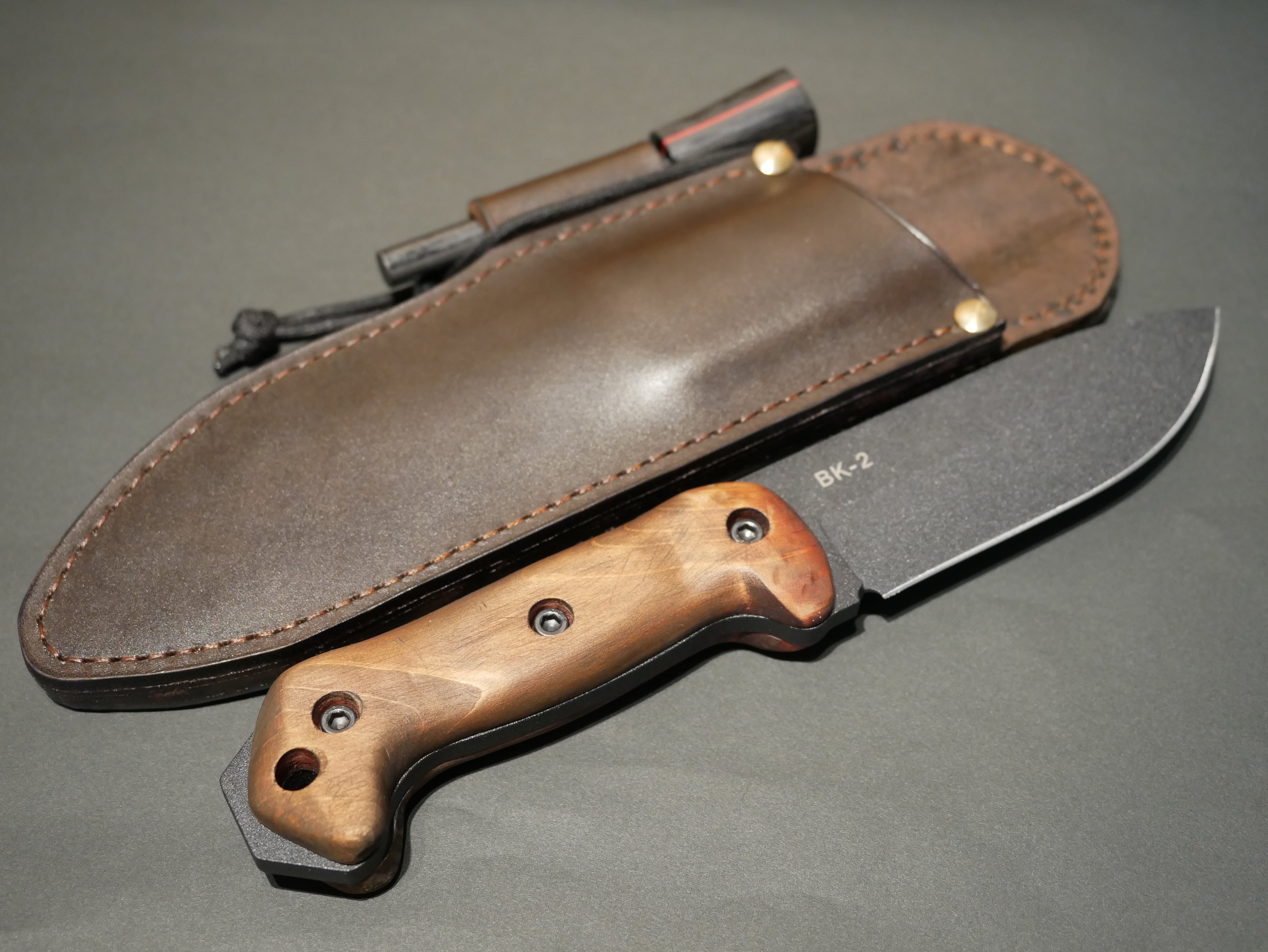 KA-BAR BK2専用 ブッシュクラフトシース 1 / ダークブラウン | vianco