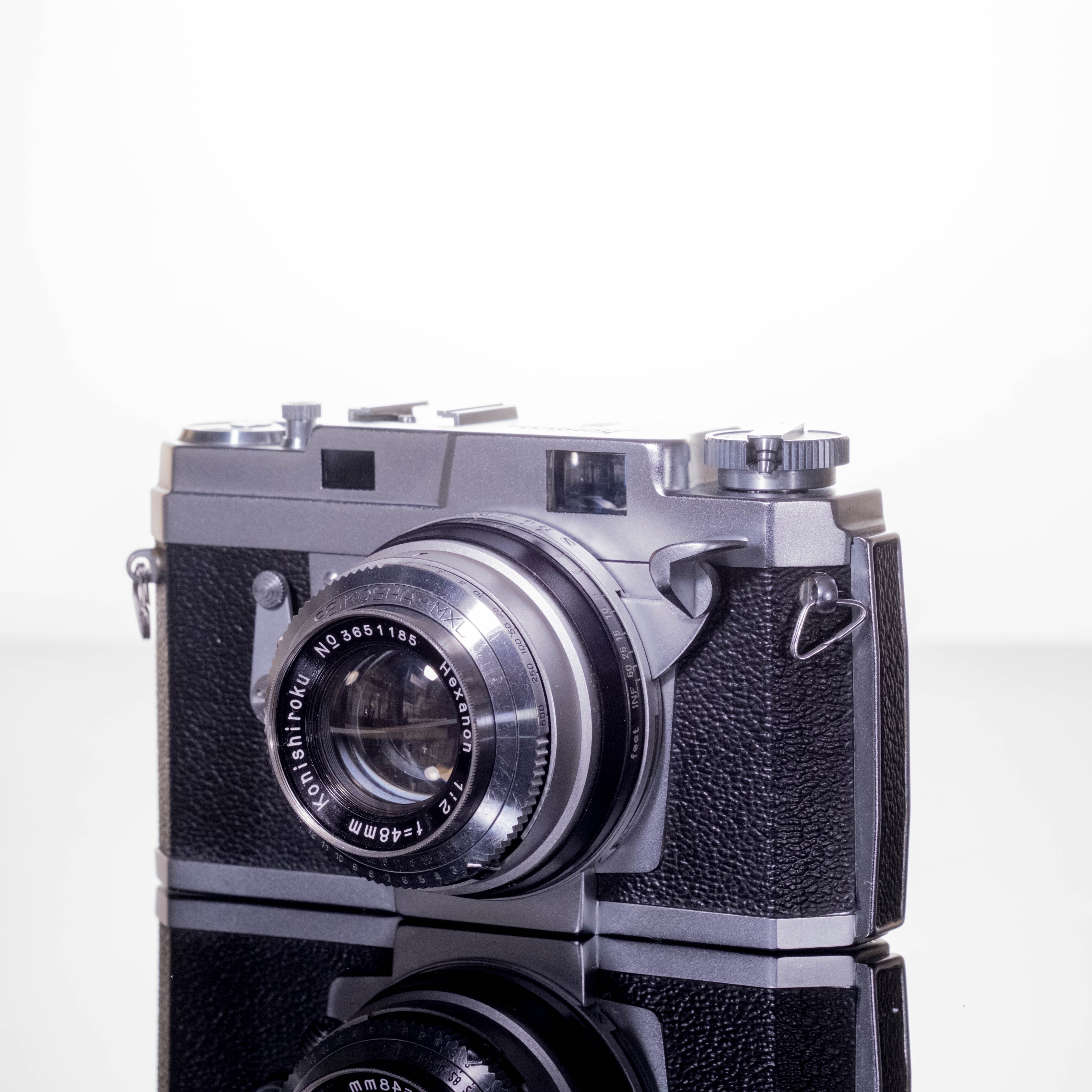 Konica Ⅲ MXL Konishiroku Hexanon 1:2 48mm レンズ【ランクB コニカ