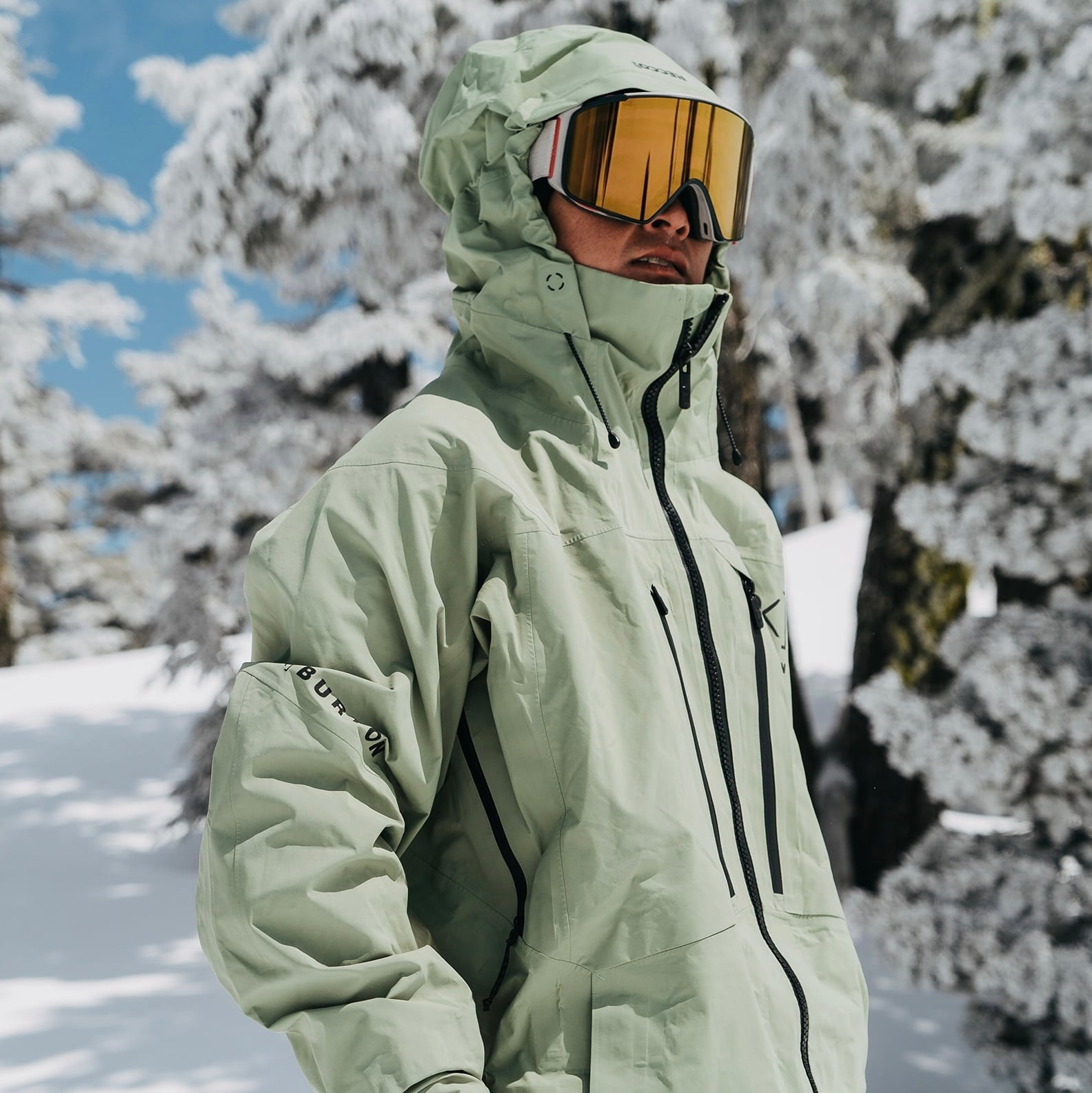BURTON スノーボードウェア 上下セット 140 BURTON スキーウエア上下