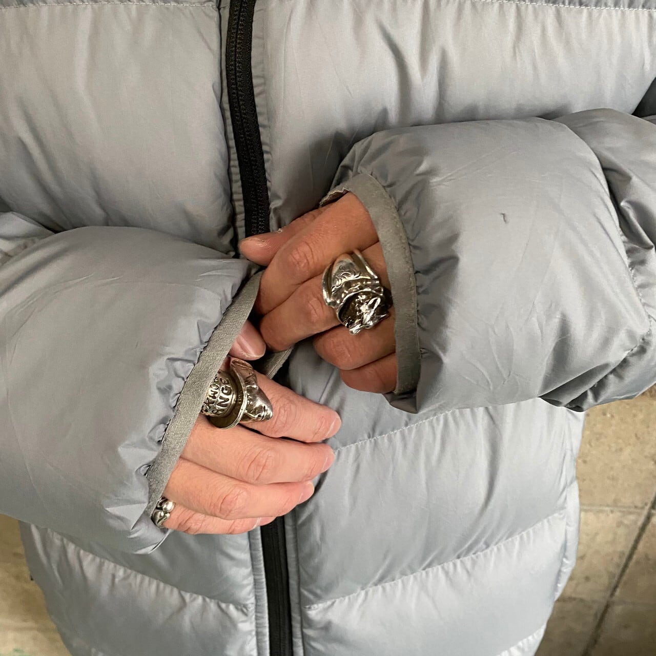 ザ ノースフェイス 550フィルパワー ダウンジャケット メンズXL相当