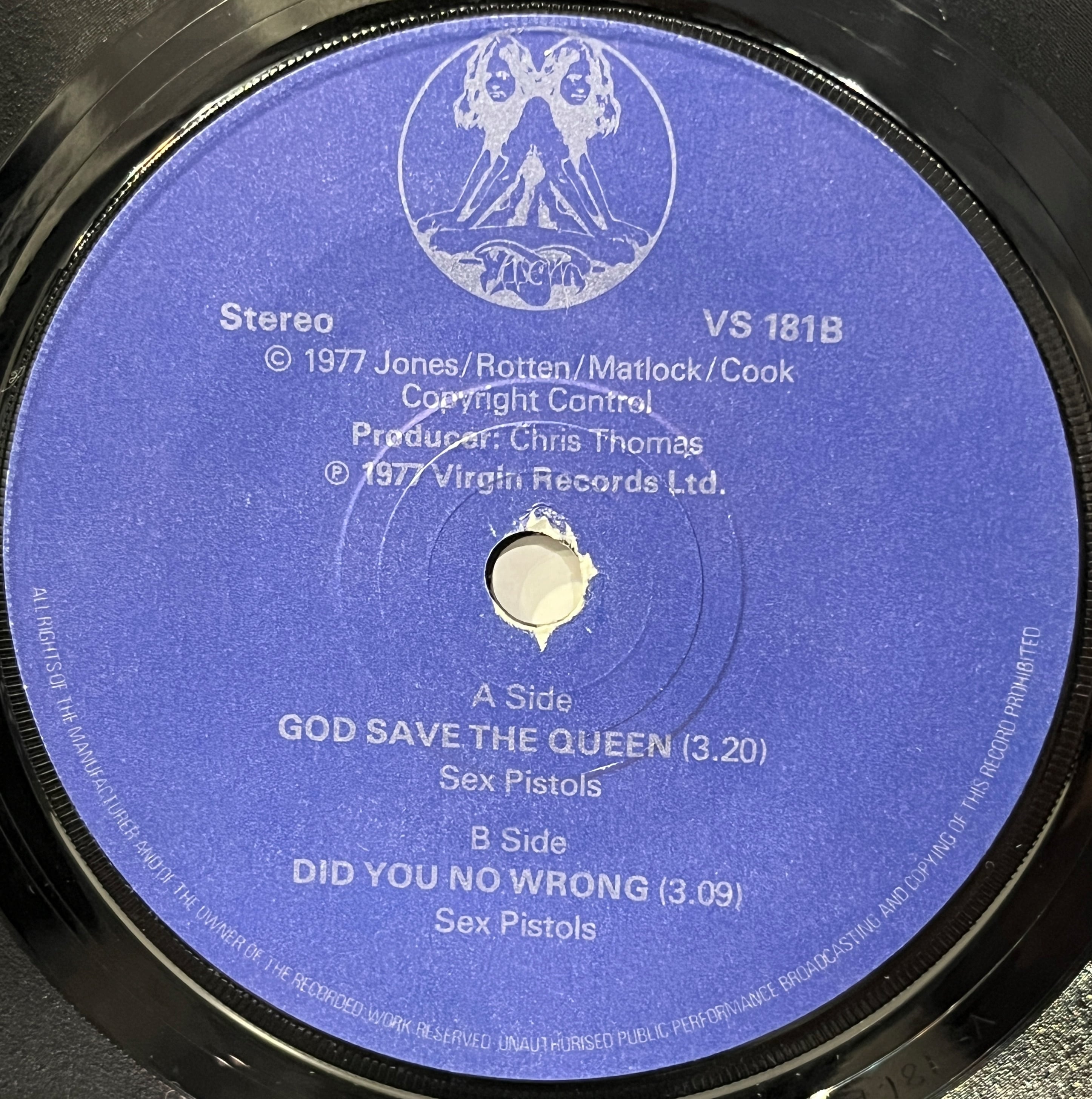 シングル】SEX PISTOLS/God Save The Queen / Did You No Wrong | SORC