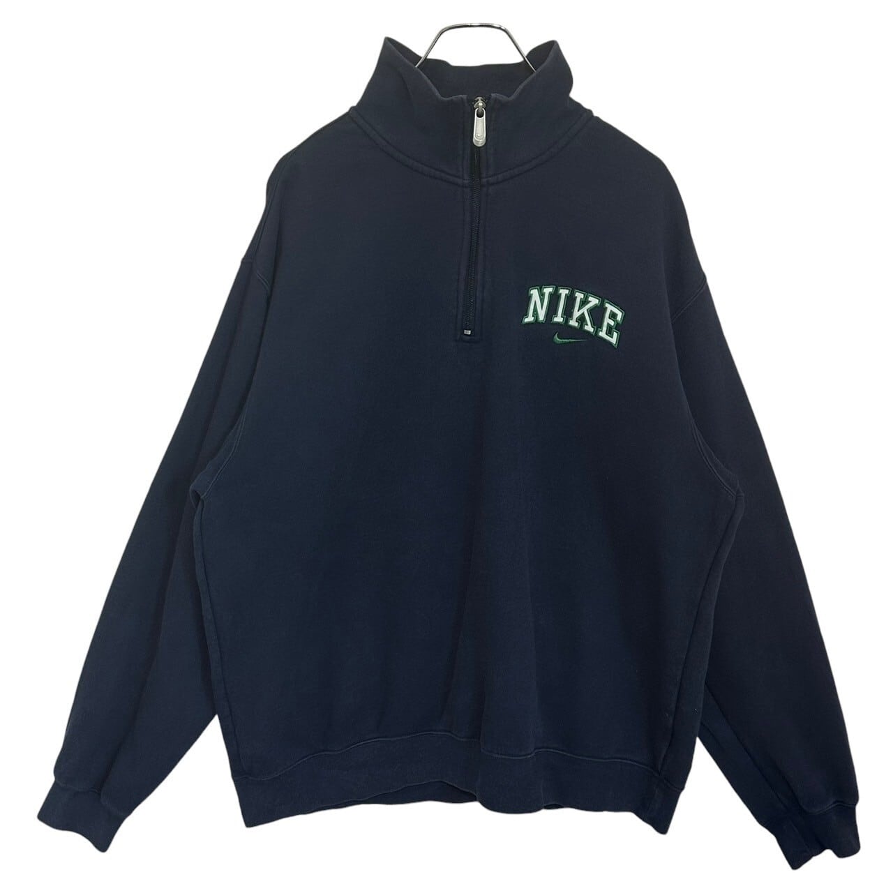 NIKE ナイキ スウェット XL ハーフジップ 刺繍ロゴ ワンポイント 00s