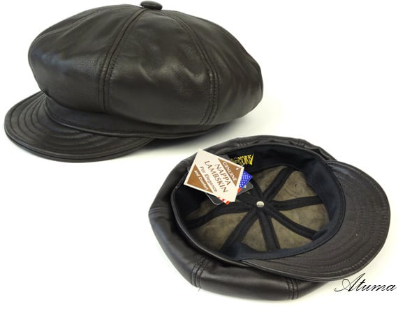 NewYorkHat・ニューヨークハット #9207 / Lambskin Spitfire [レザー