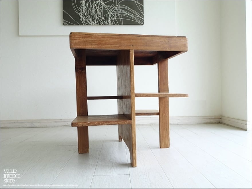 チーク無垢材 ヴィンテージサイドテーブルAnqbo21 脇机 アンティーク