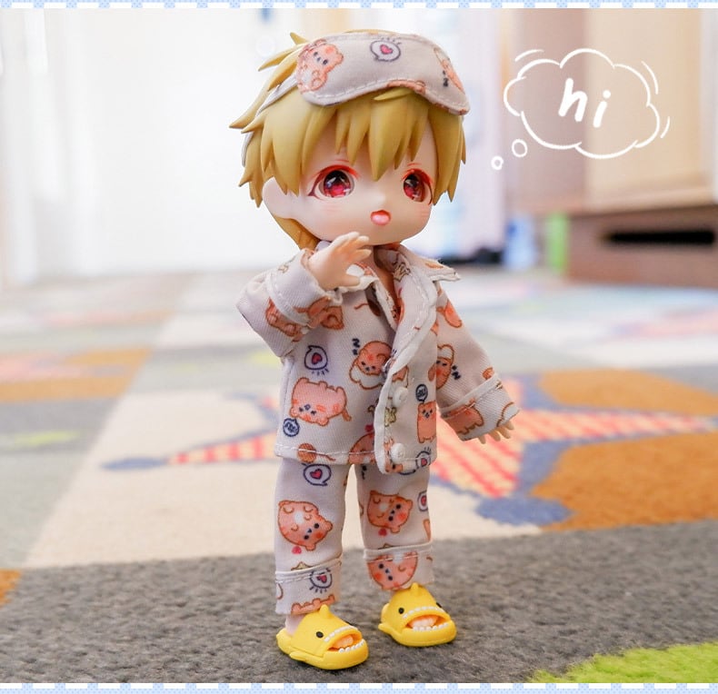 SUKI】サメ スリッパ オビツ11 ob11 YmYドール 人形服 ドール服 ドール