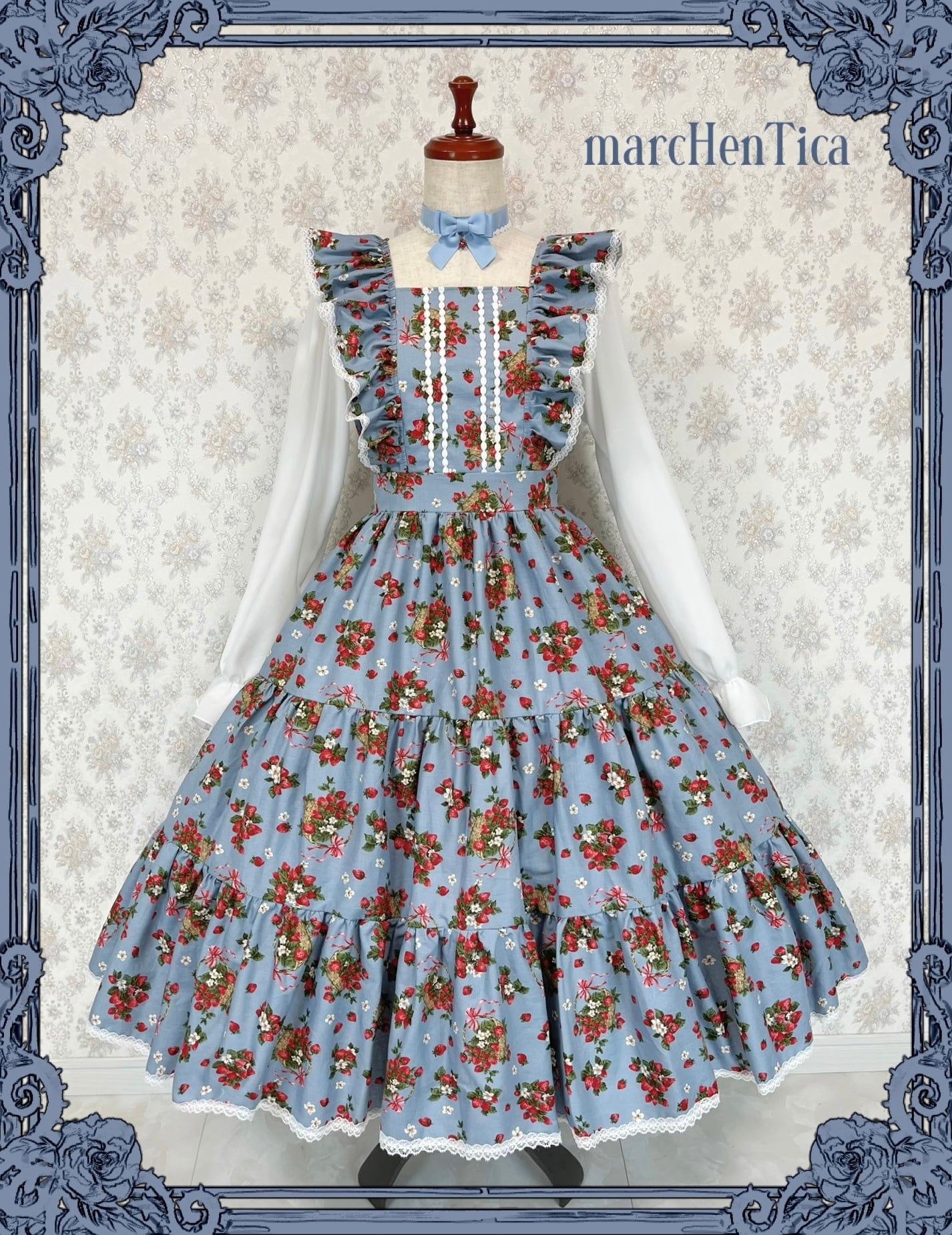 ご予約券】ストロベリーバスケットワンピース | HirokoTokumine