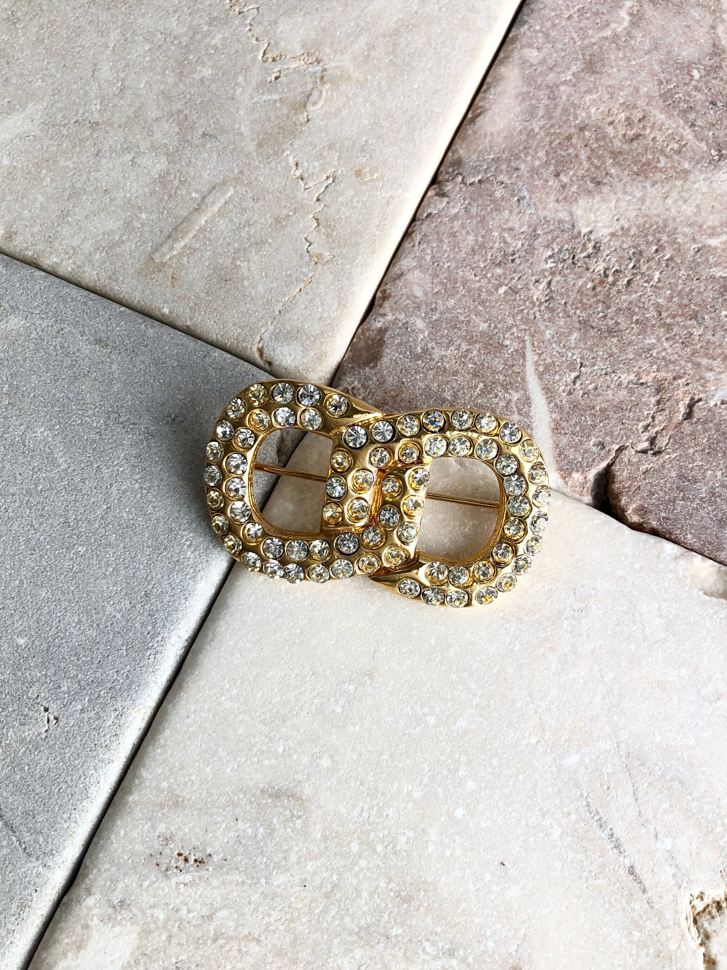 日本直送 名牌中古包 】CELINE セリーヌ ブローチ ゴールド ホース