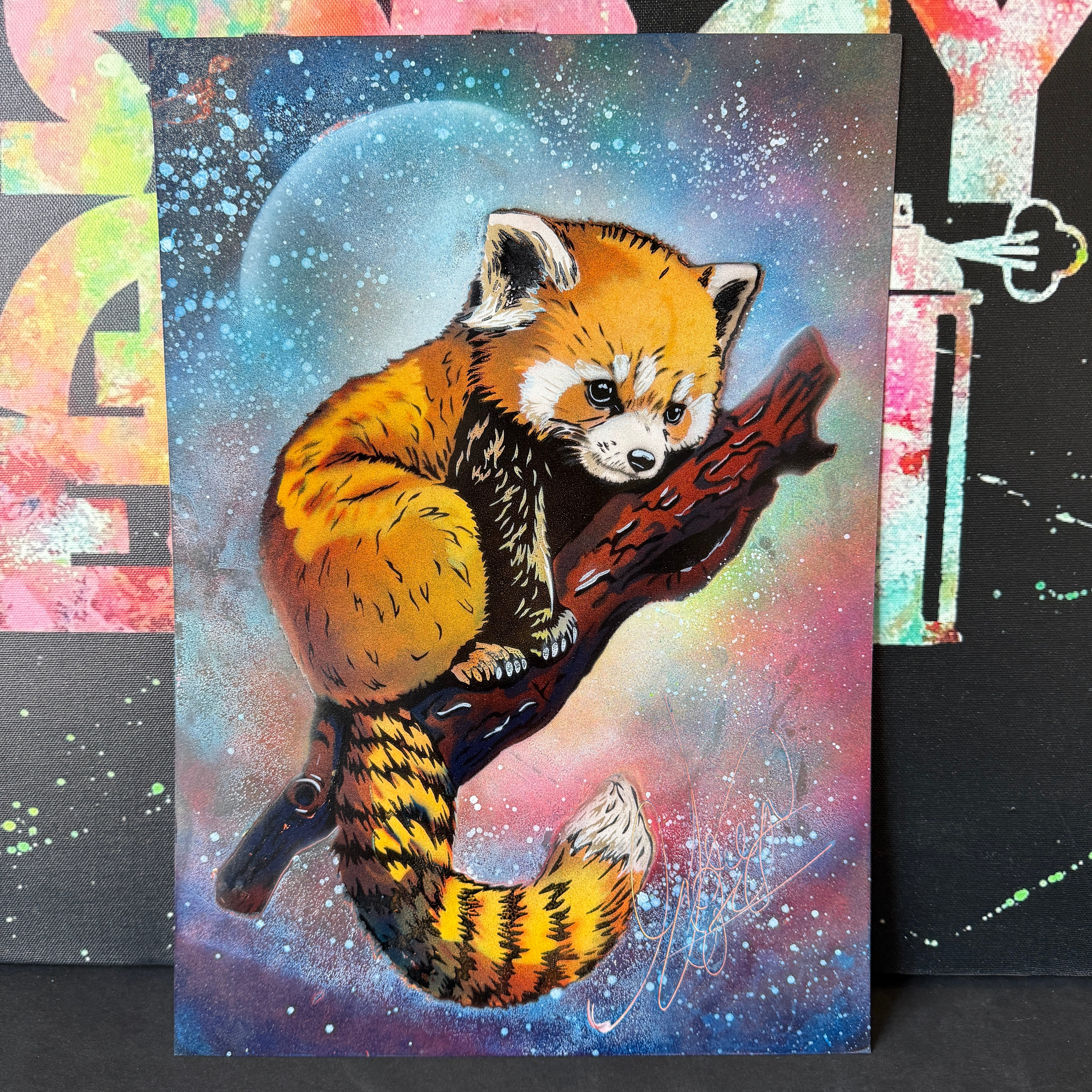 スプレーアート エデン 原画 鳳凰 W4サイズ スプレーアート エデン