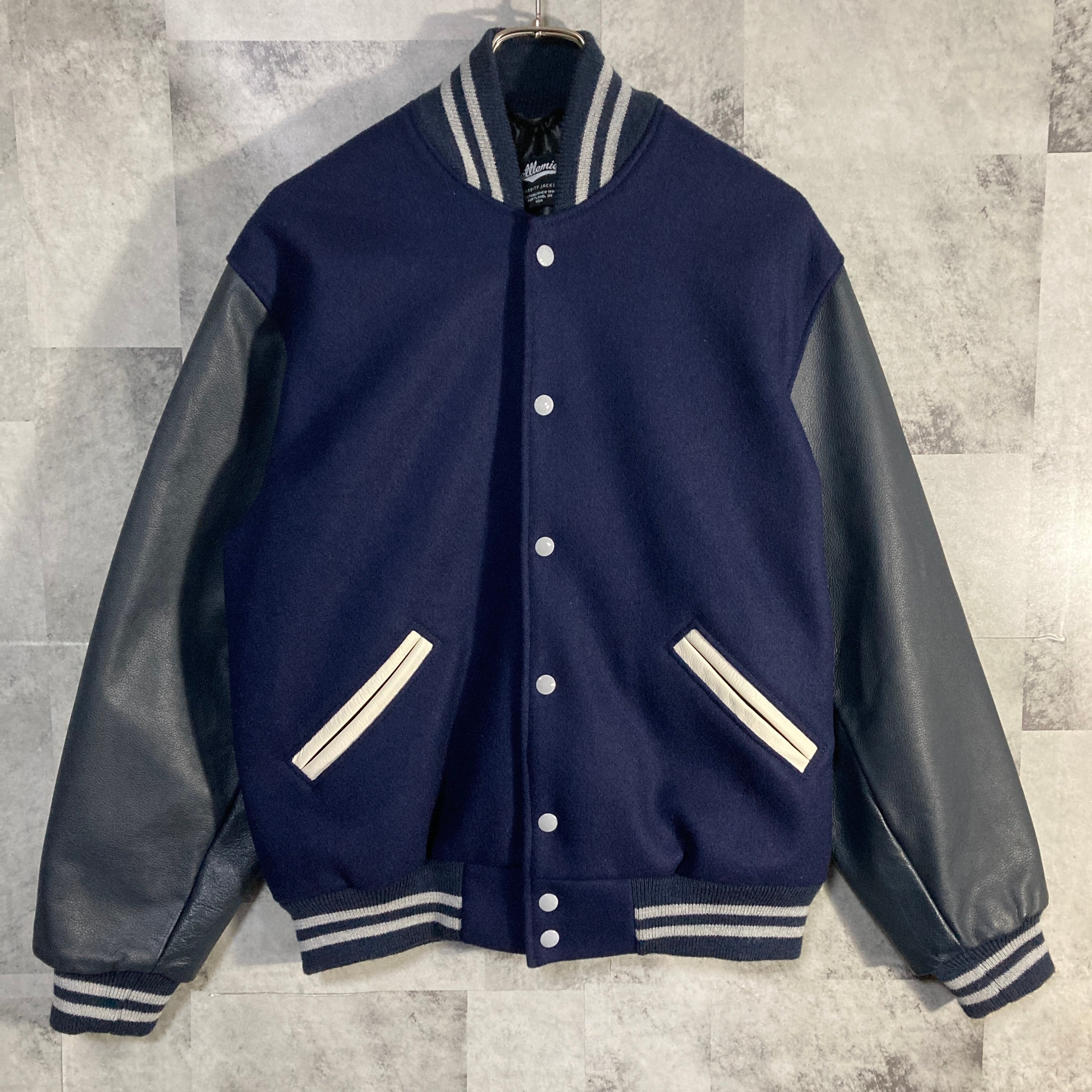 USA製 Settlemier's セトルマイヤーズ アワードジャケット 袖レザー