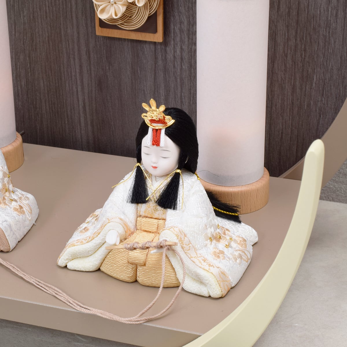 雛人形 親王飾り【凛月】Ridzuki |一秀｜木目込人形｜モダン｜おしゃれ