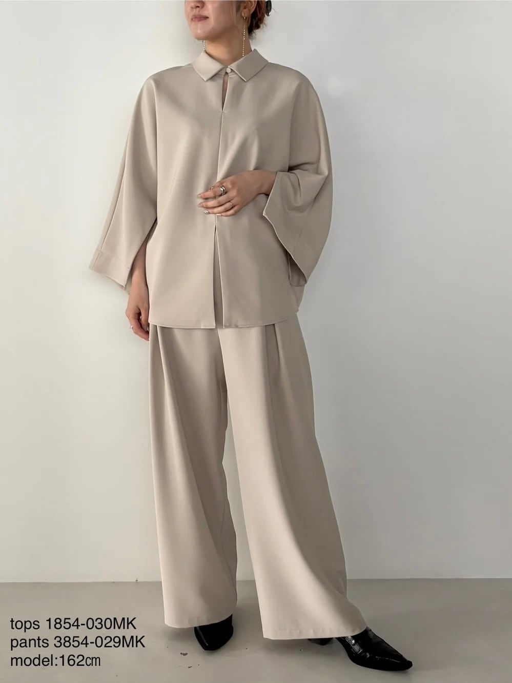 40%OFF】 CHIGNON(シニヨン) エステルクロスマニッシュPT ワイドパンツ