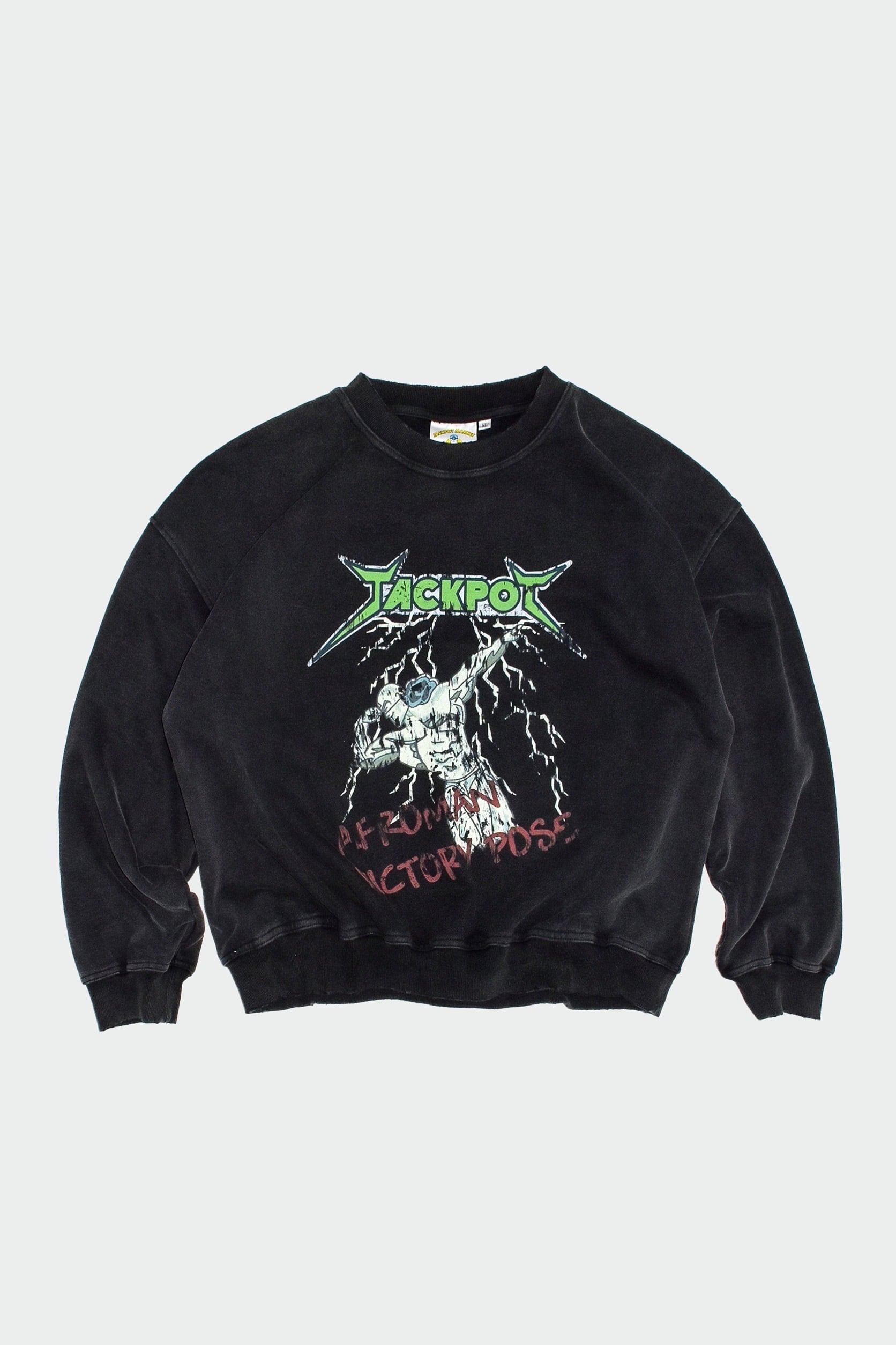 ヴィンテージグラフィックトレーナー ブラック | JACKPOT MARKET