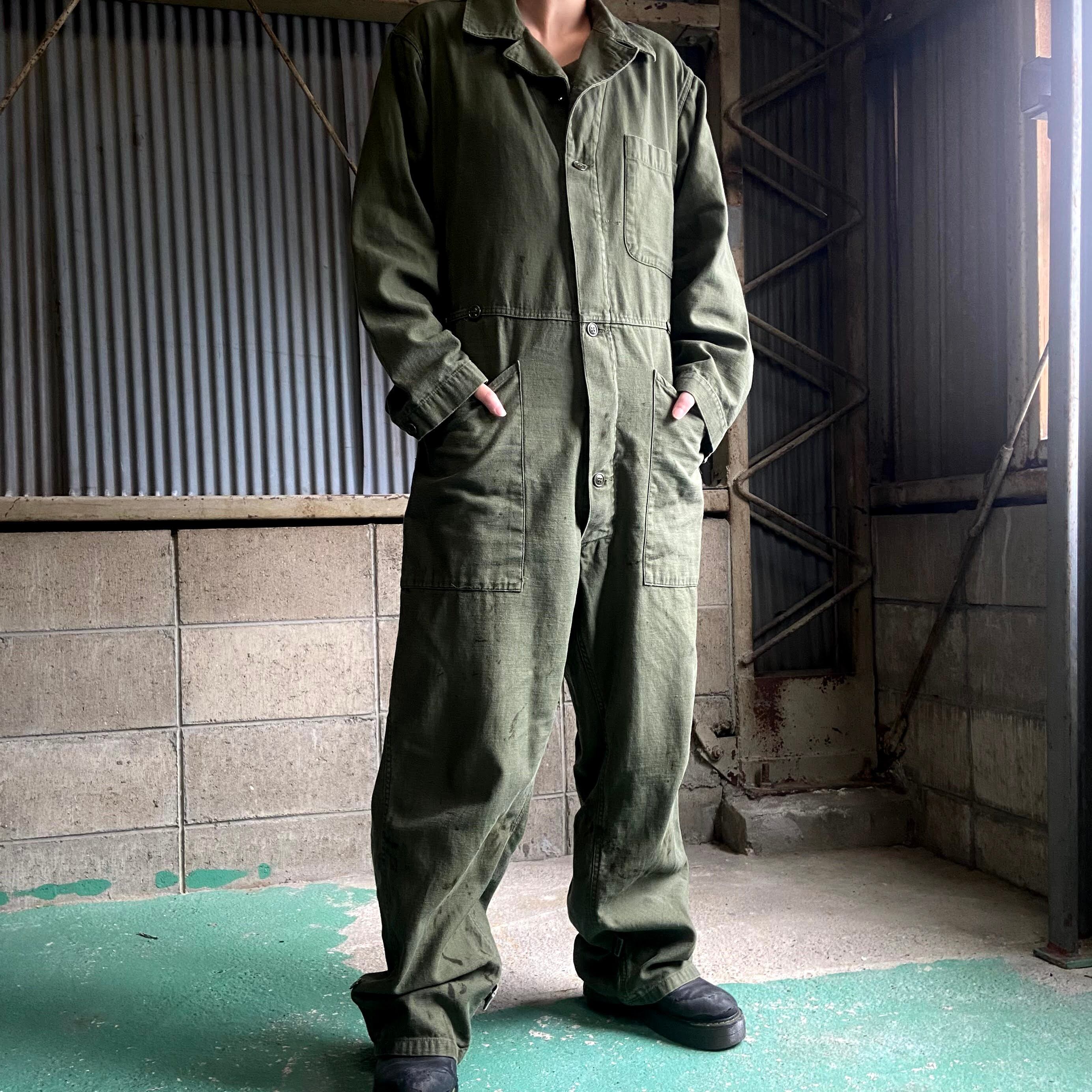 80年代 ビンテージ U.S.ARMY OG-107 コットンサテン ミリタリー