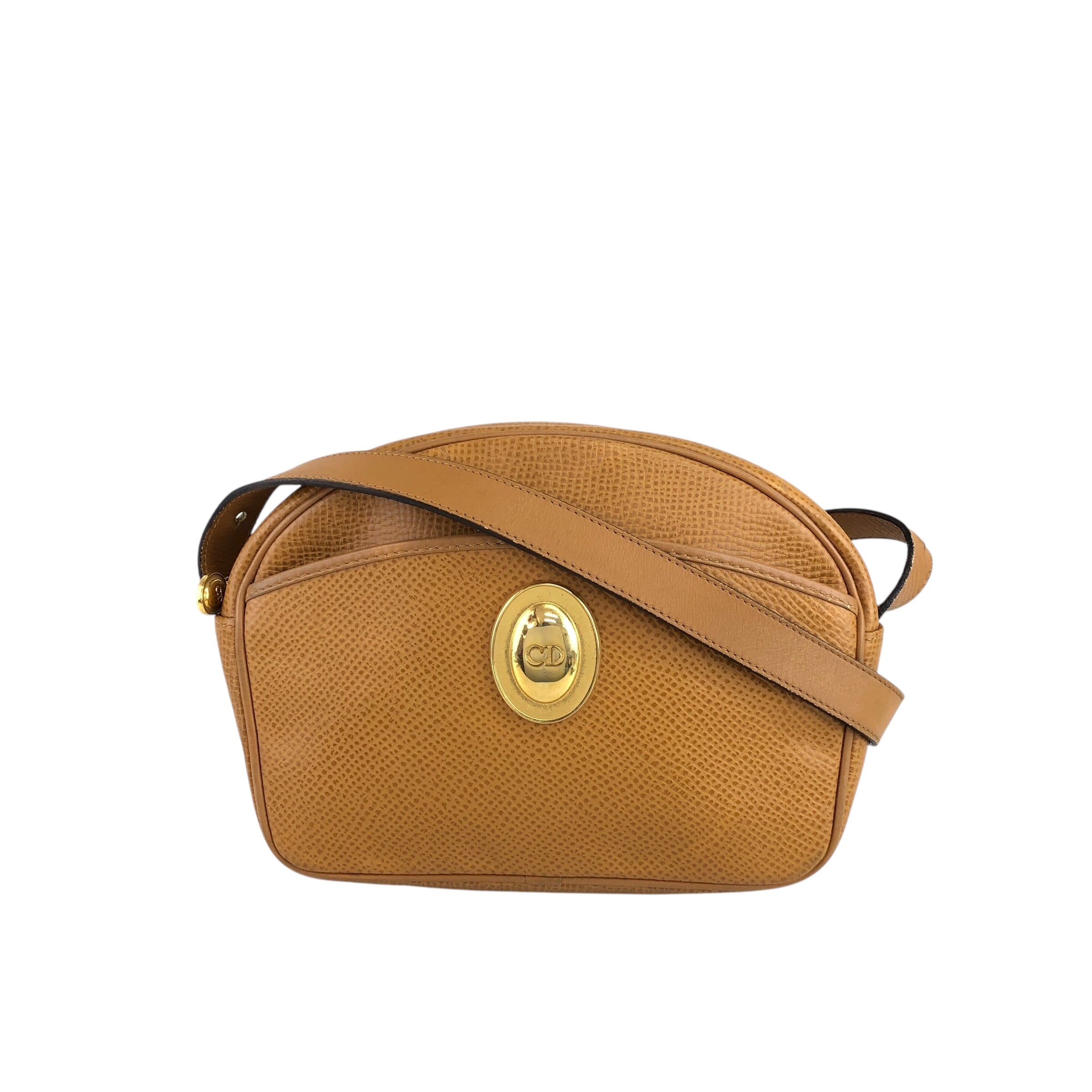 Christian Dior クリスチャン ディオール ショルダーバッグ キャメル