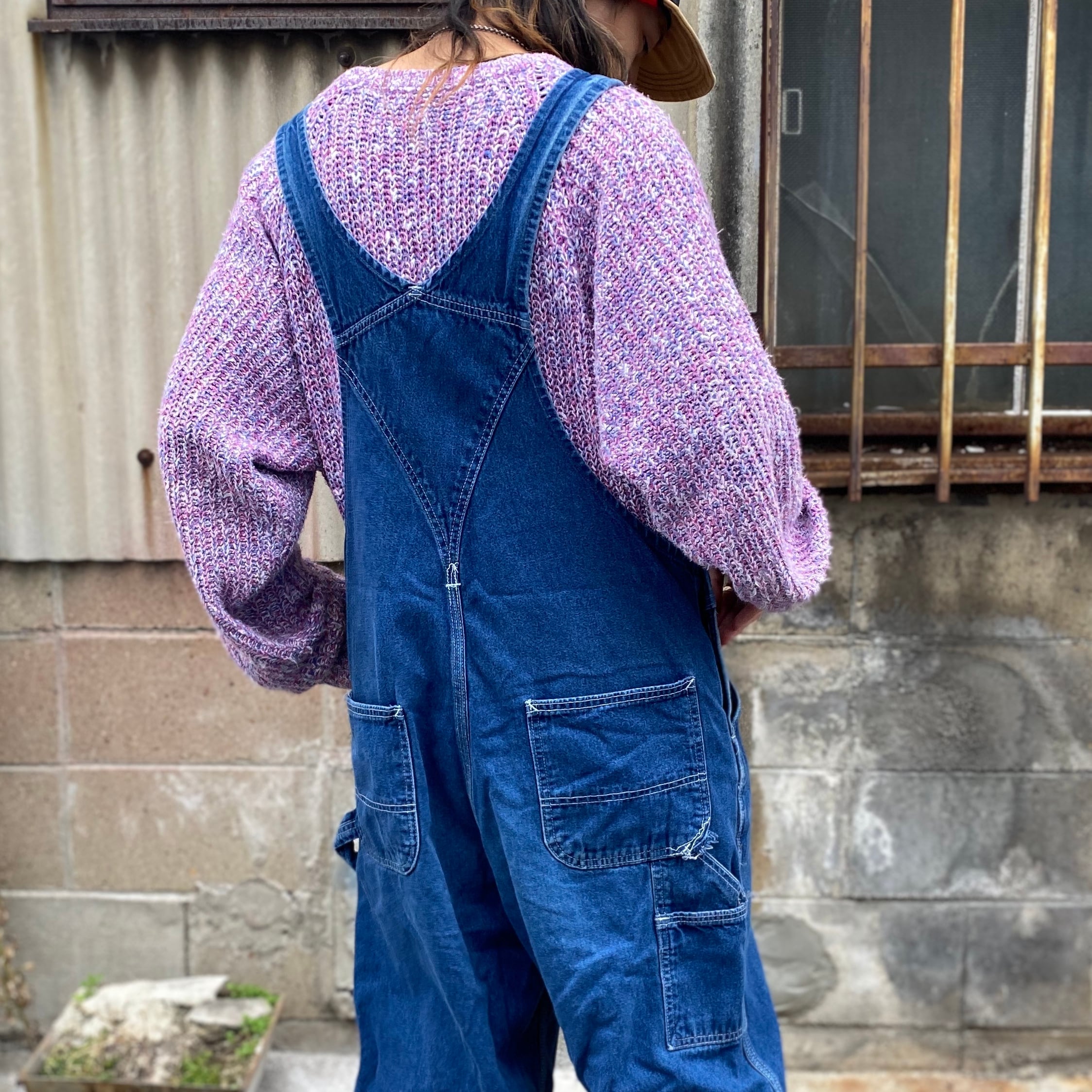 80年代 ビンテージ USA製 Carhartt カーハート デニム オーバーオール