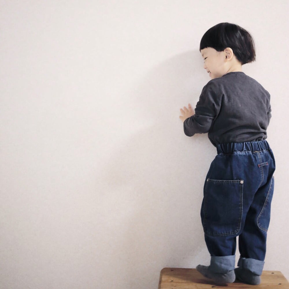 ビッグポッケデニムパンツ | 韓国子供服 Bisque -びすく-