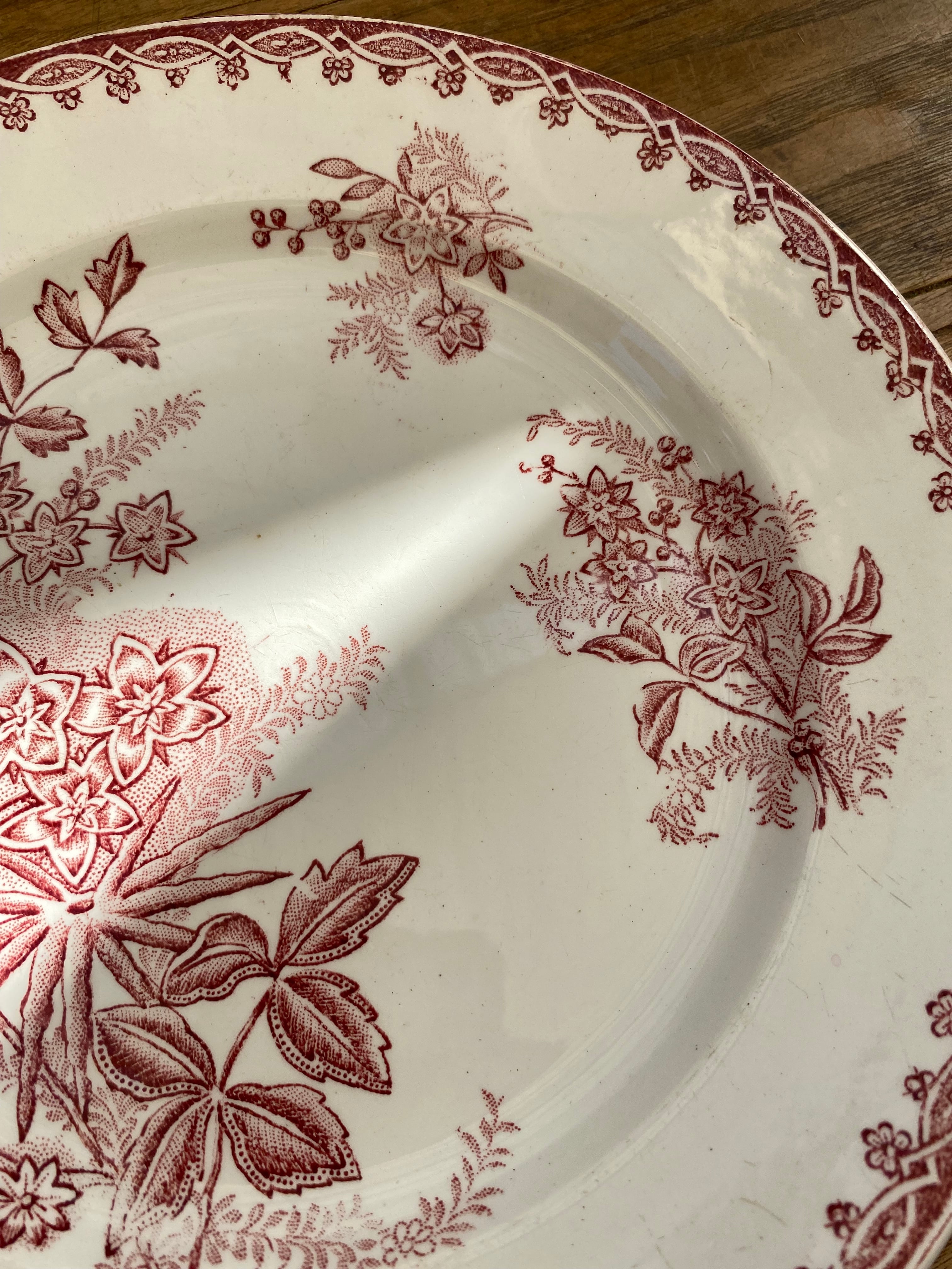 サンタマンのプレート フランスアンティーク アンティーク食器