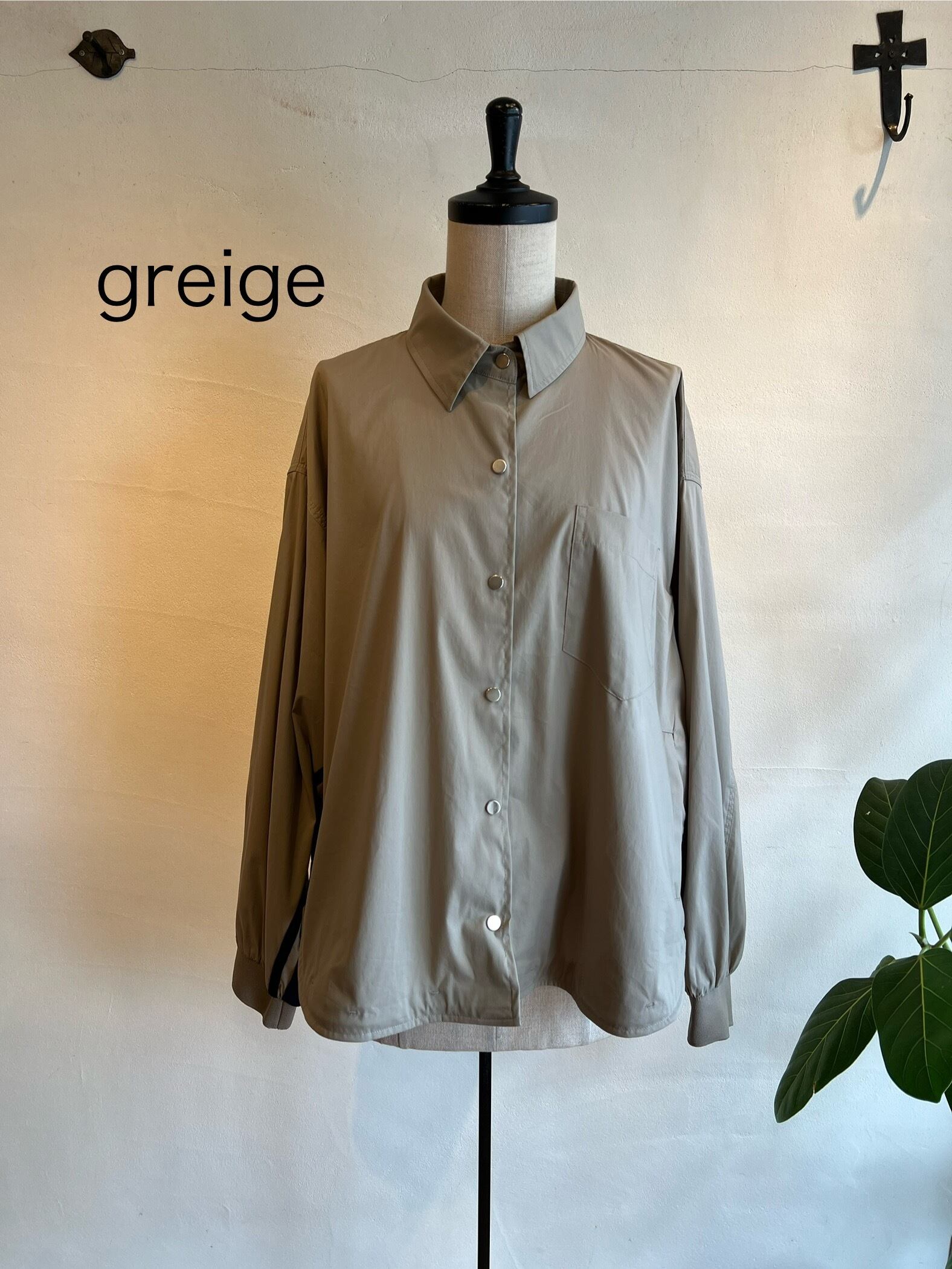 Dignite collier / サイドラインシャツブラウス | anouk