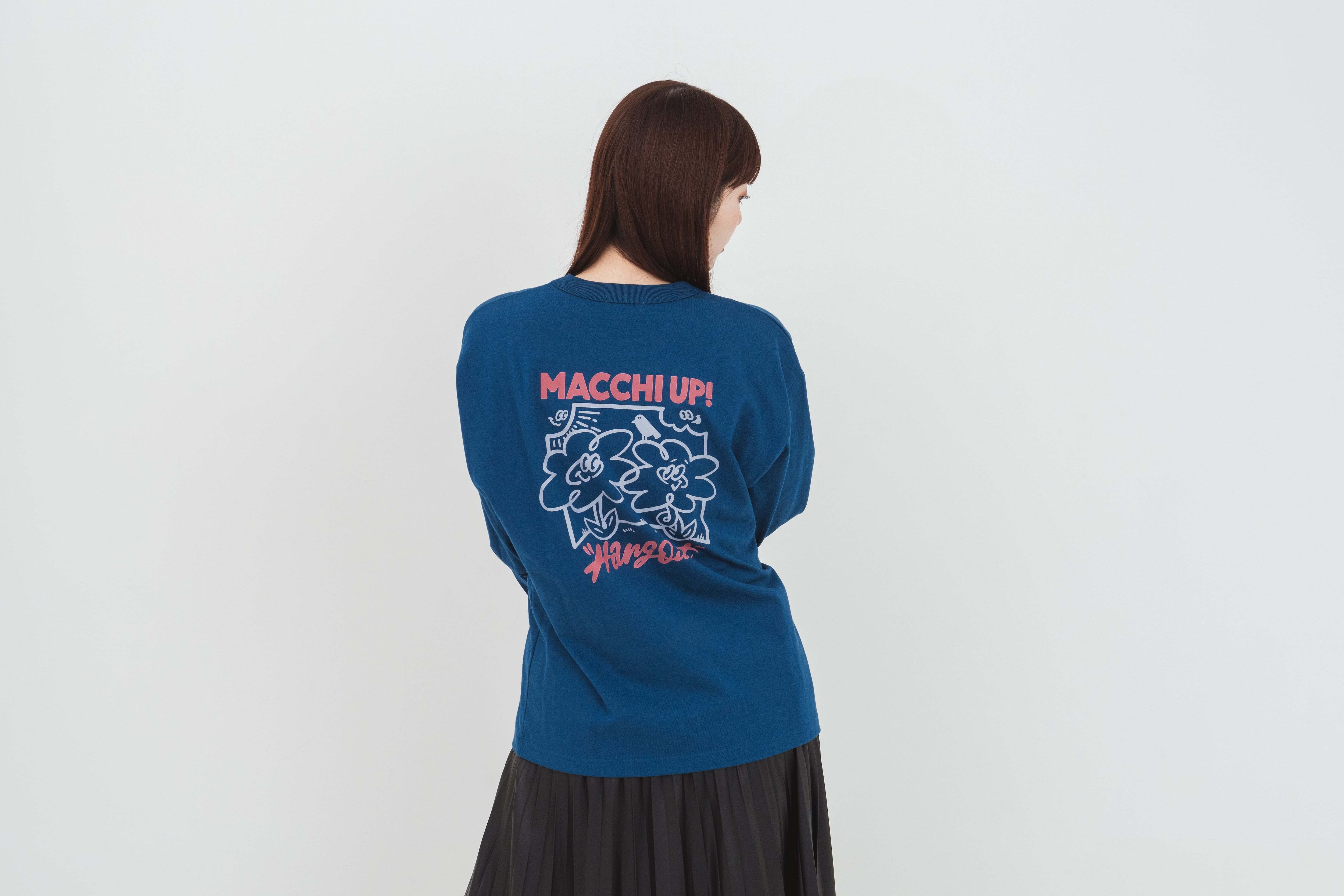 MACCHI UP】ロングT LAZULI BLUE | macchi
