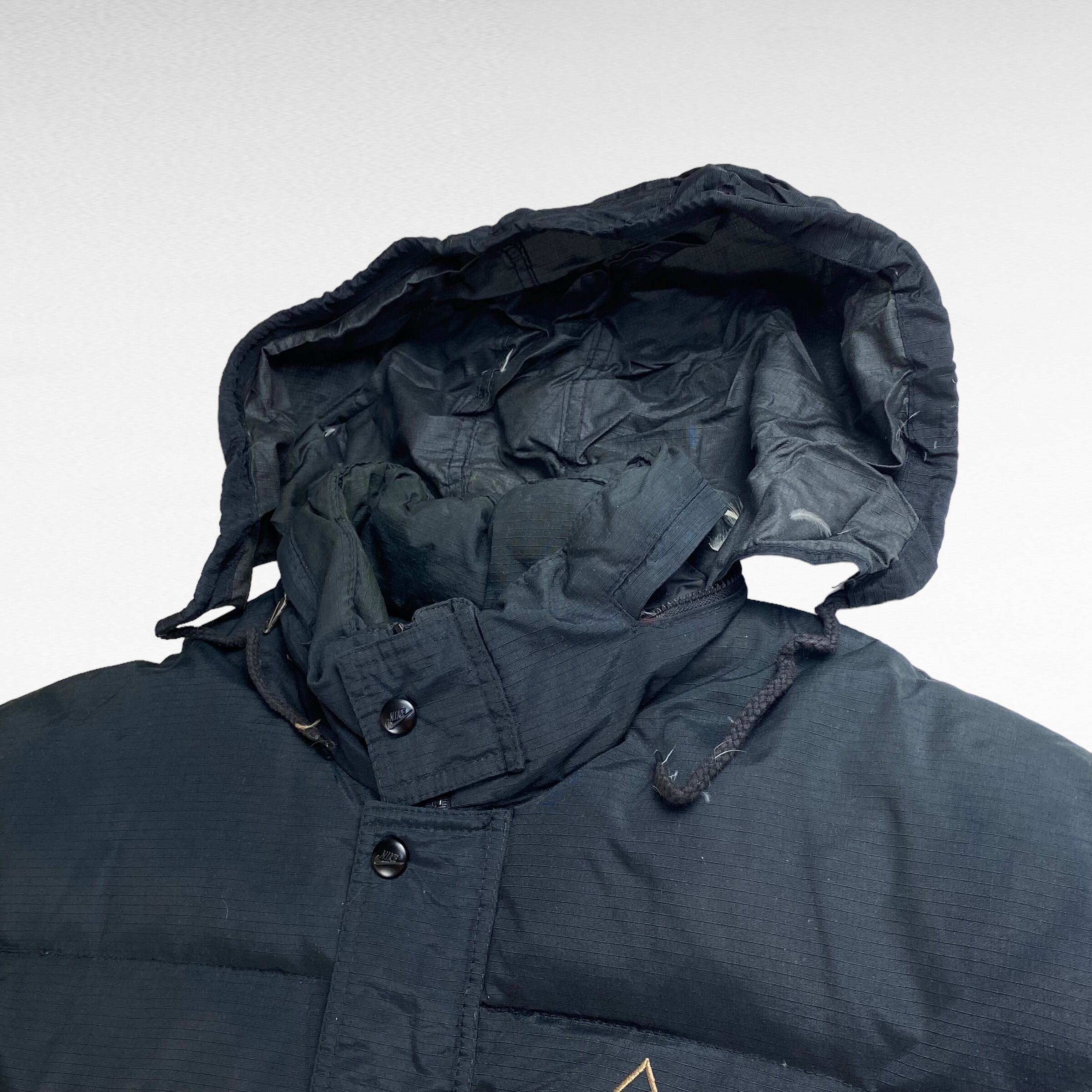 90's】 NIKE ACG L相当 ダウンジャケット フード付き ドローコード付き