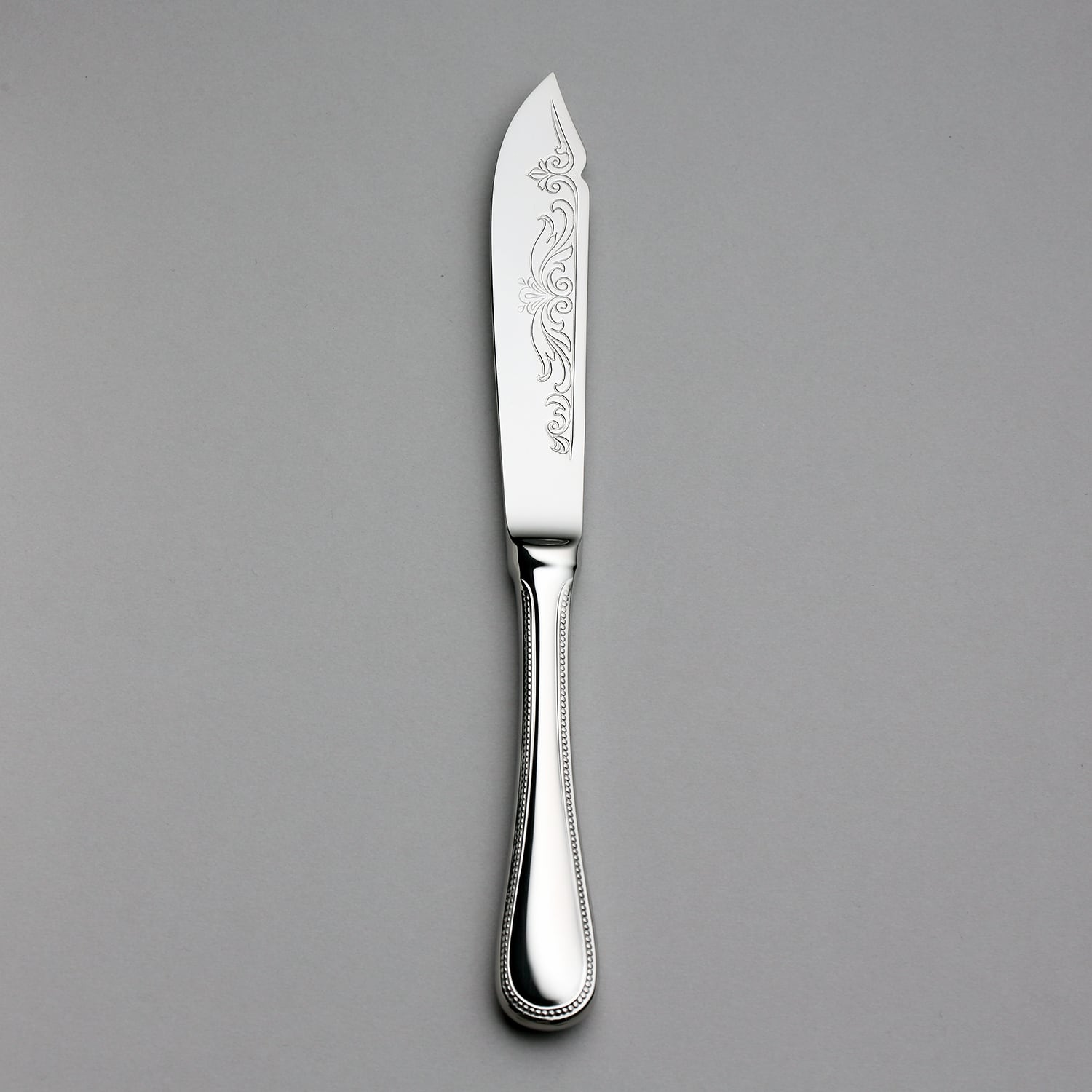 フレンチアクセント〉フィッシュナイフ／最中柄 No.18418-200