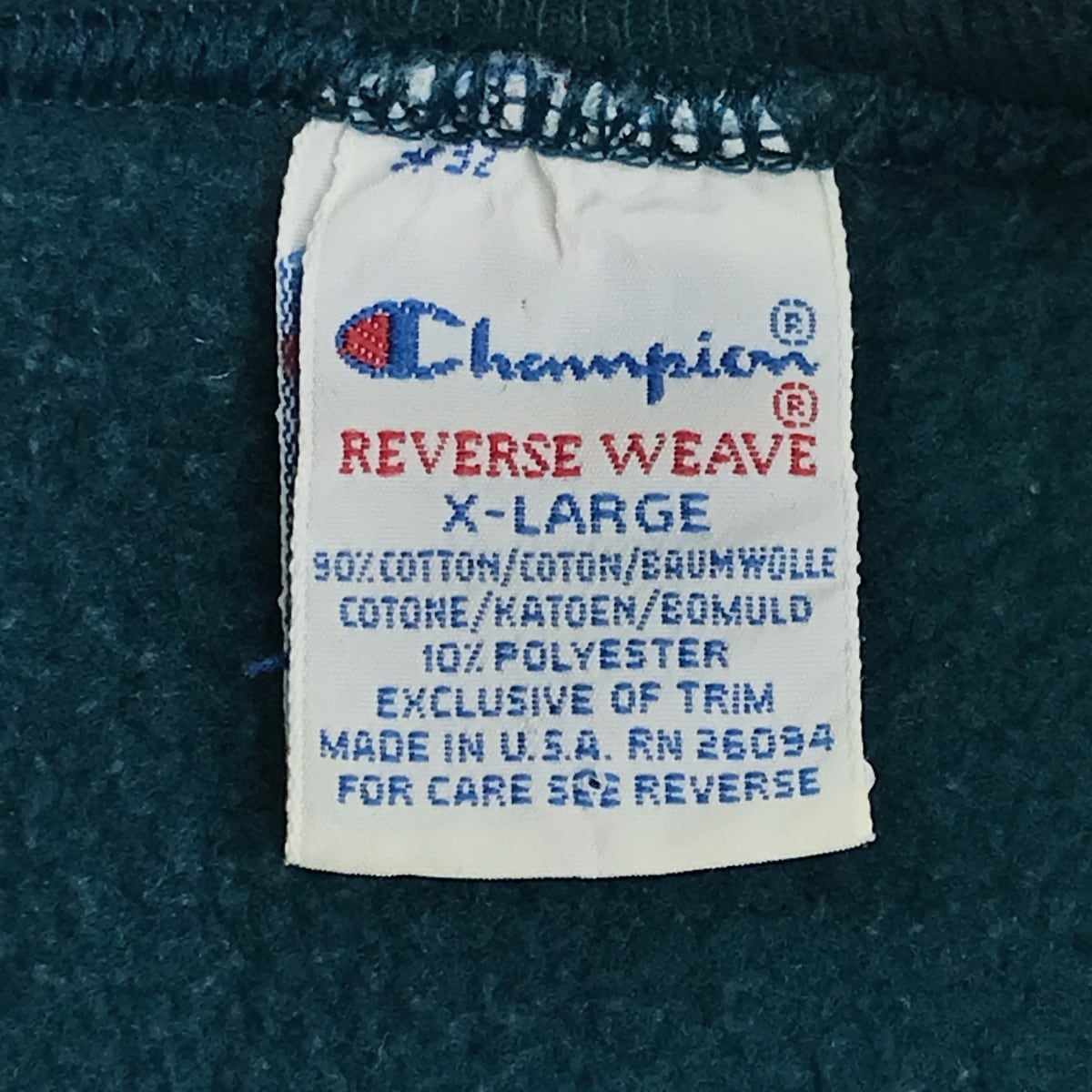 CHAMPION チャンピオン 90年代 USA製 刺繍 タグ リバースウィーブ
