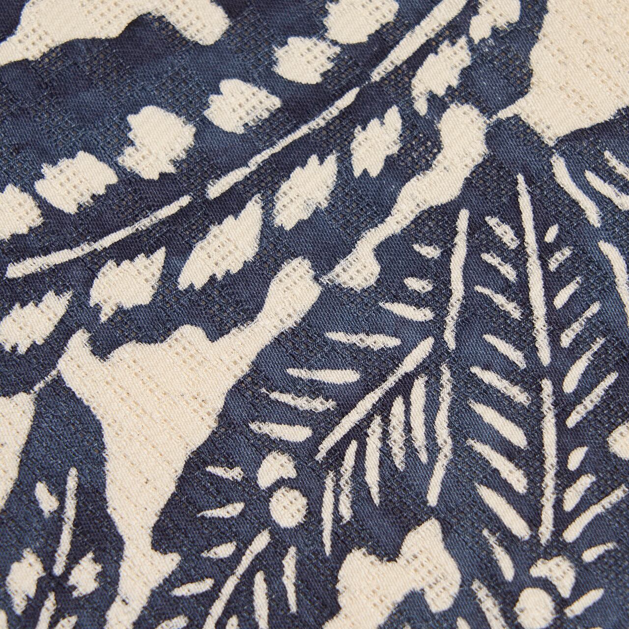 芭蕉の葉の模様 型染 全通名古屋帯【中古】 | かわの屋