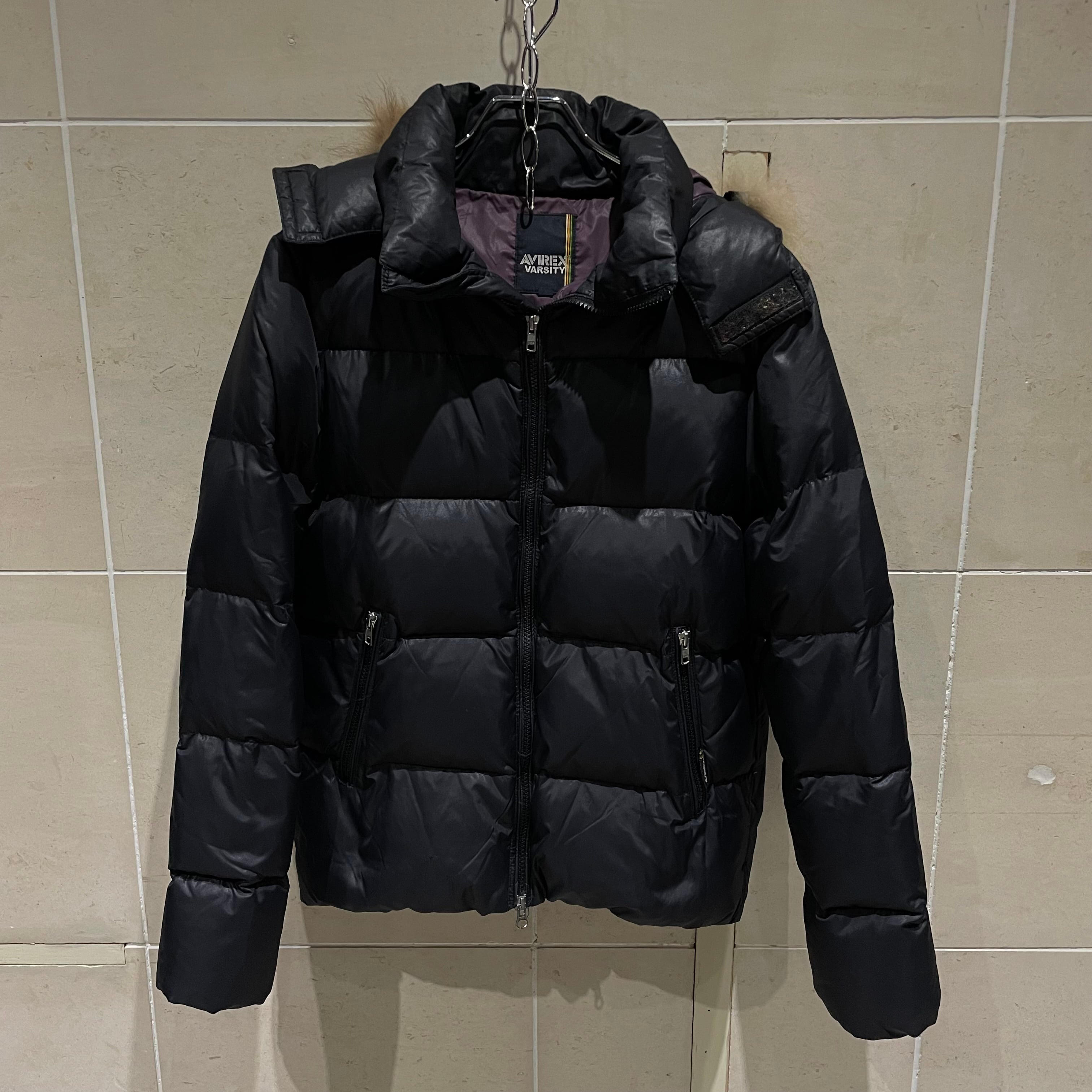 AVIREX ファーダウンジャケット | 古着屋 PINK