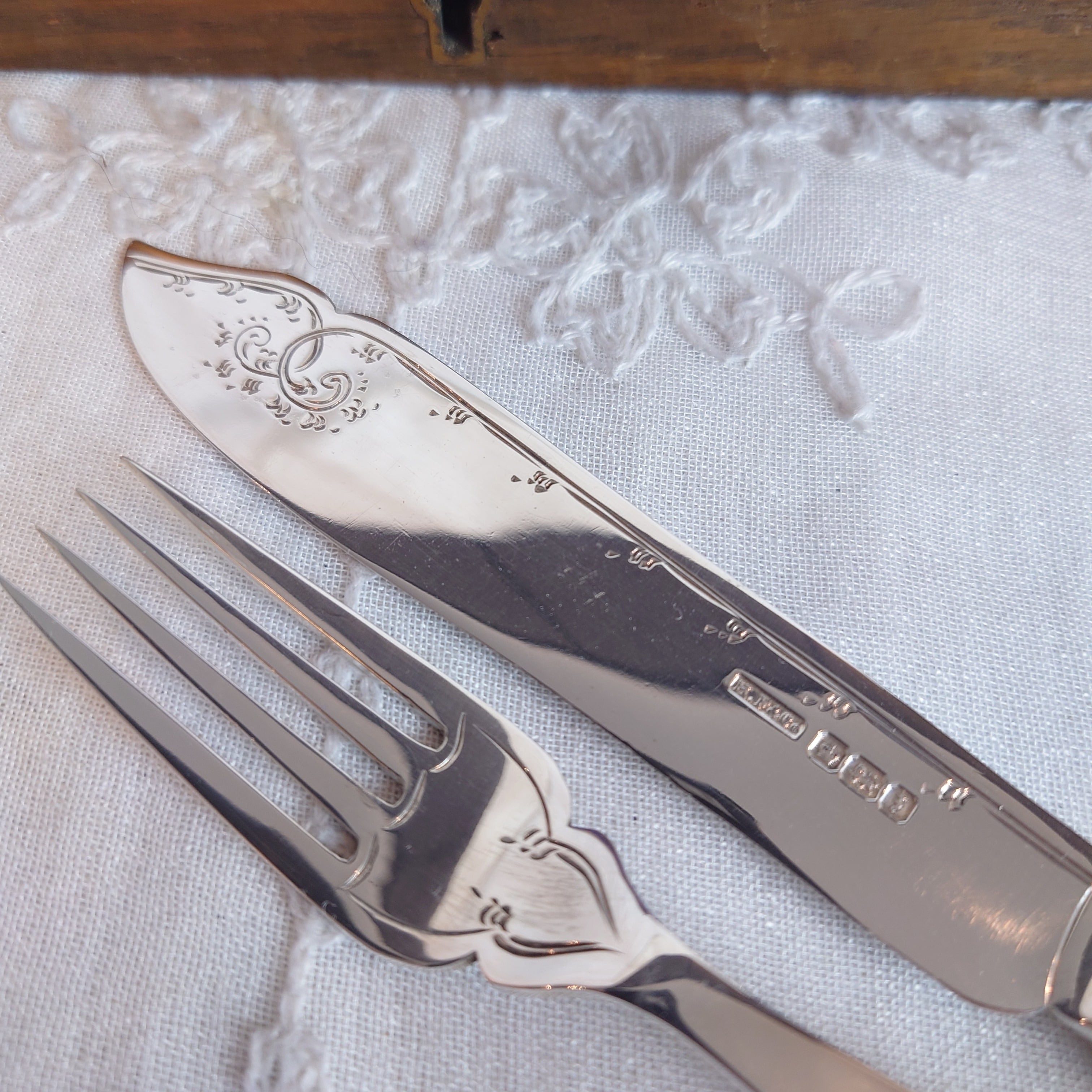 純銀 白蝶貝 カトラリーセット マザーオブパール | アンティーク