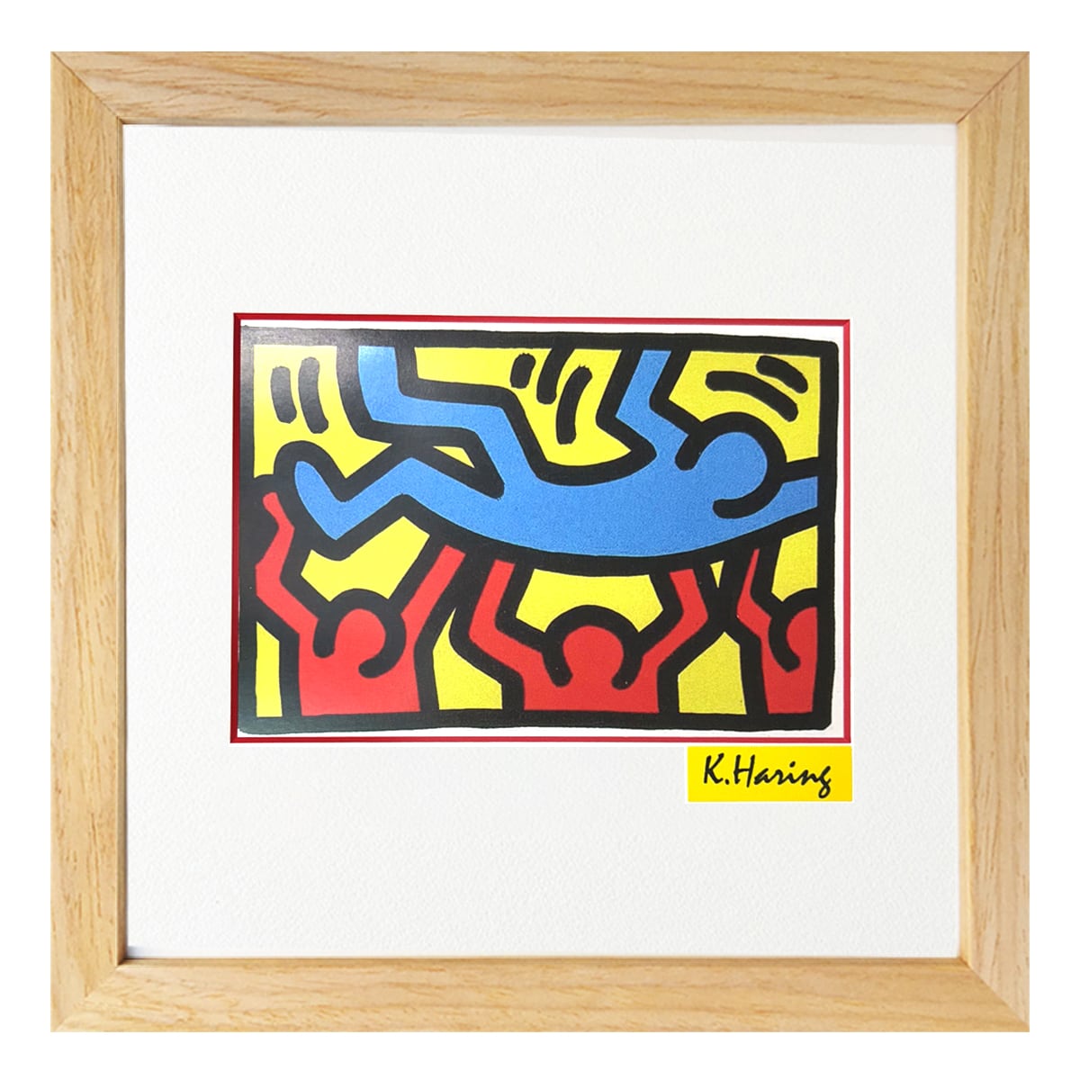 額縁付き] キース・ヘリング「Untitled」アートポスター ストリート