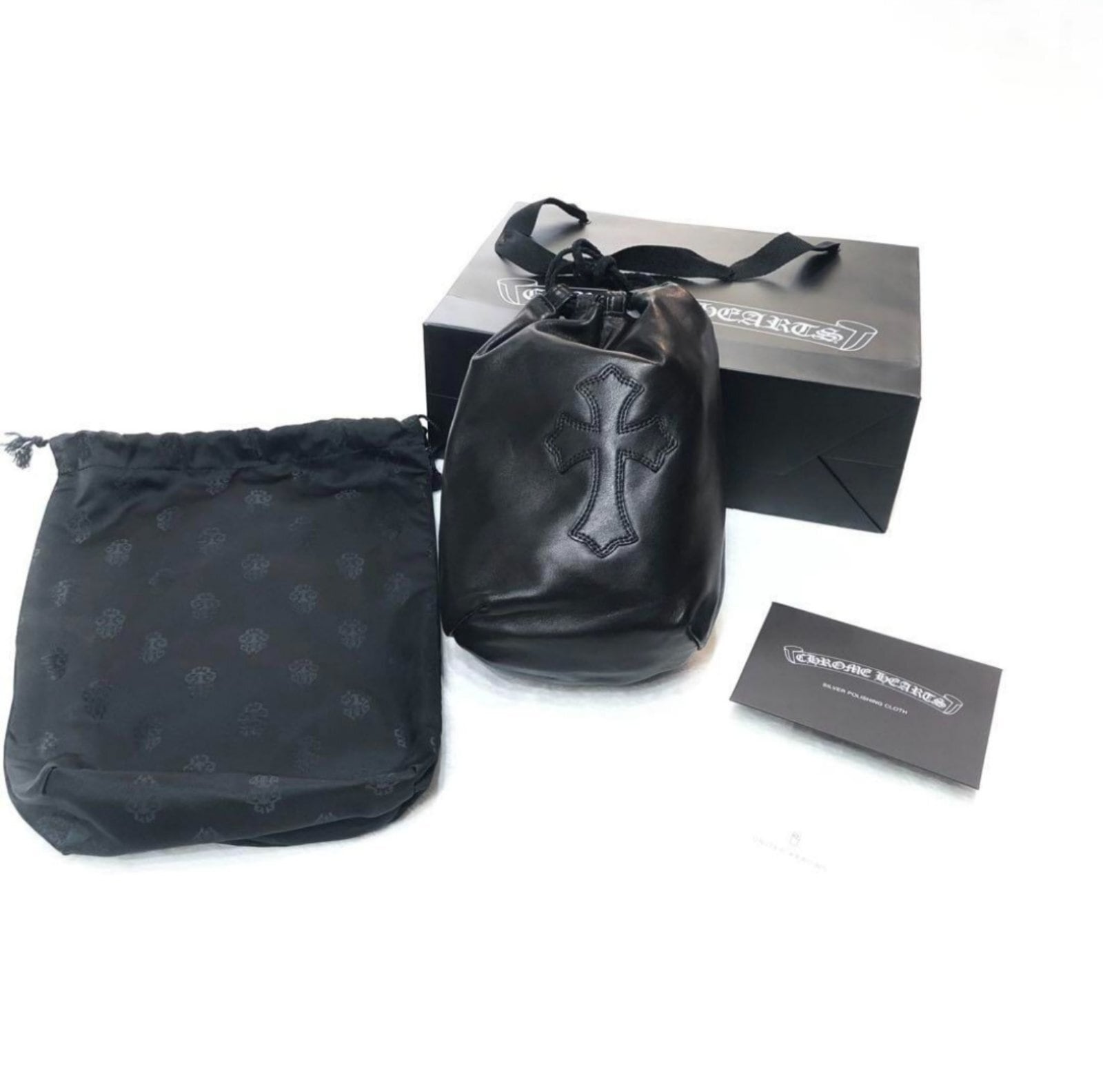 CHROME HEARTS クロムハーツ ドローストリングス 巾着 バッグ