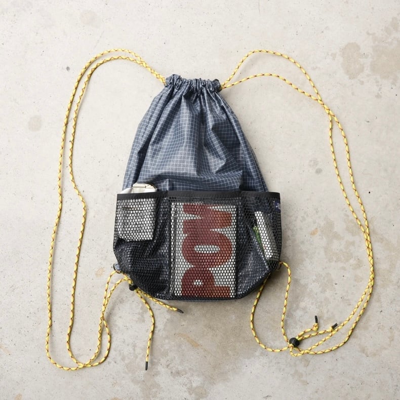 nylon rétro bag (Blue) | Sooty clothing