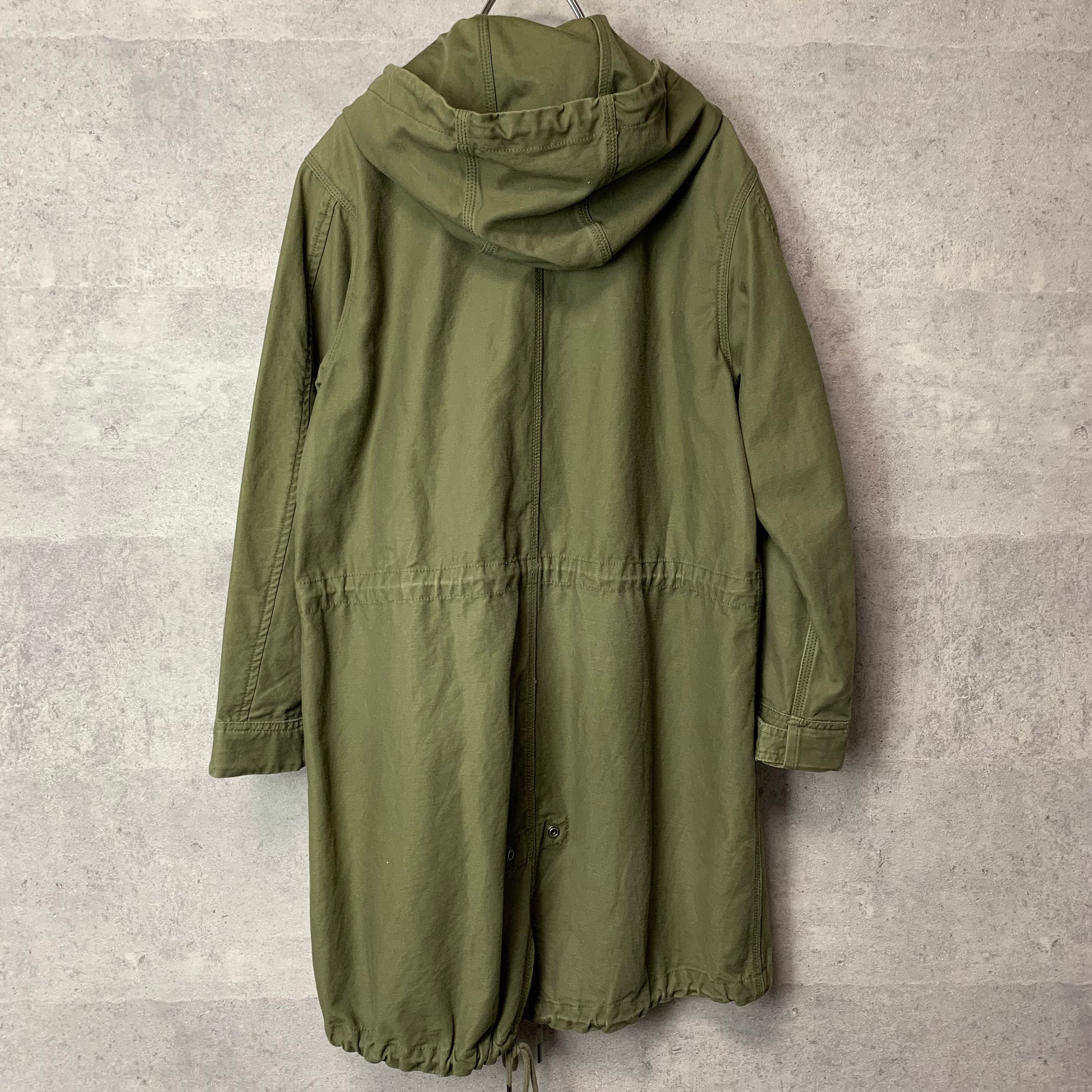 ディーゼル DIESEL モッズコート フード ジャケット カーキ XXS □ A11