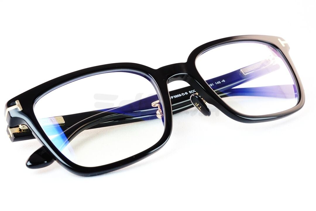 TOM FORD ブルーライトカット TF5859-D-B ECO 001 スクエア メンズ
