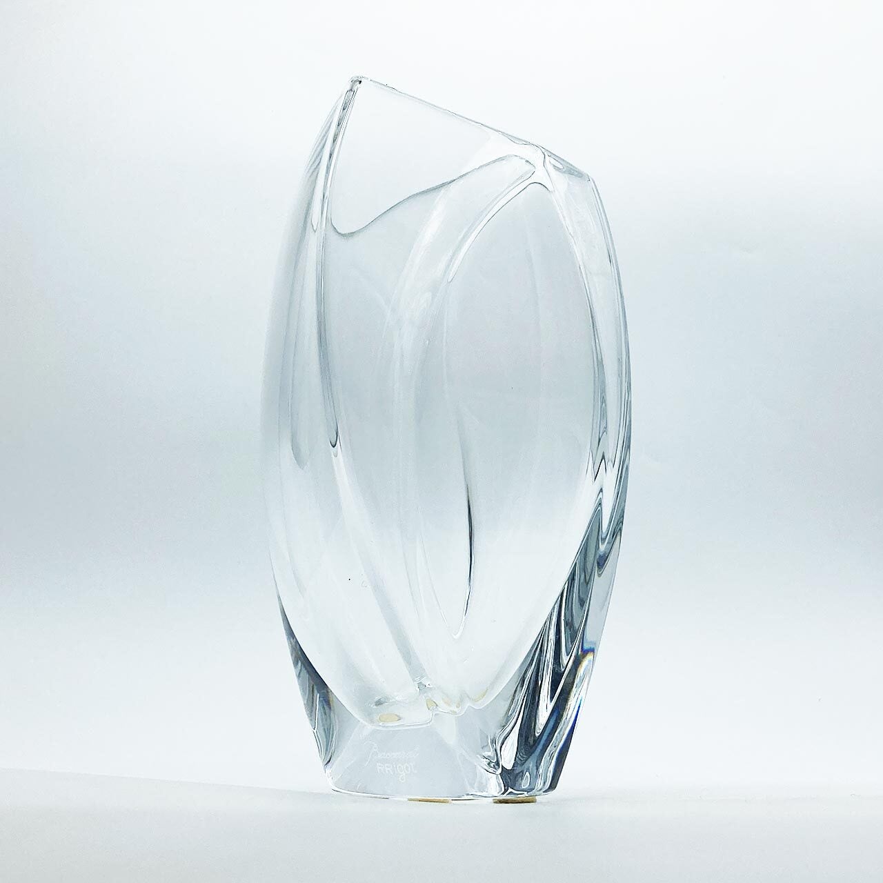 バカラ Baccarat フランス クリスタルガラス リゴット ジベルニー 花瓶