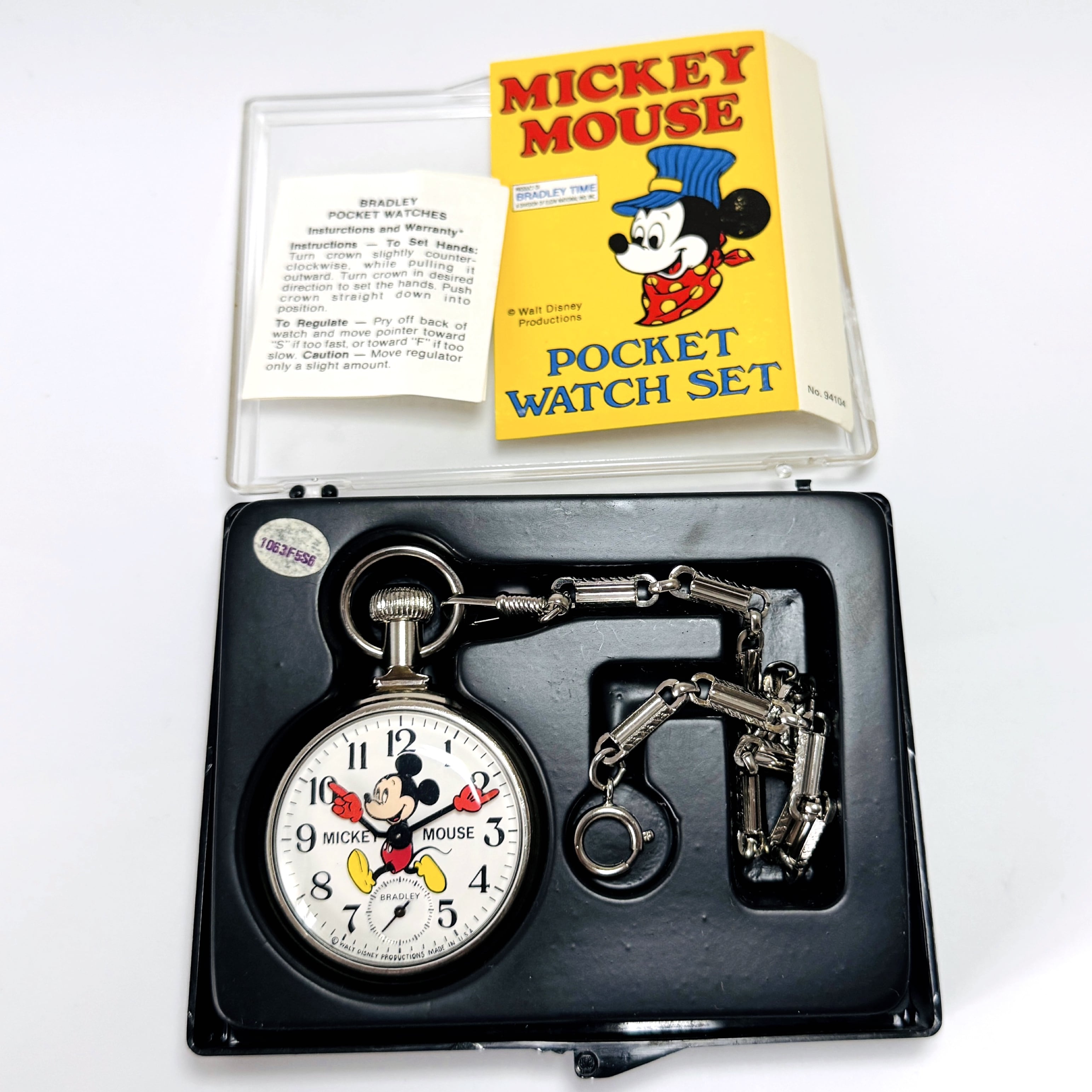 ブラッドレイ/BRADLEY【ミッキーマウス】/手巻き 1970年代/オリジナル