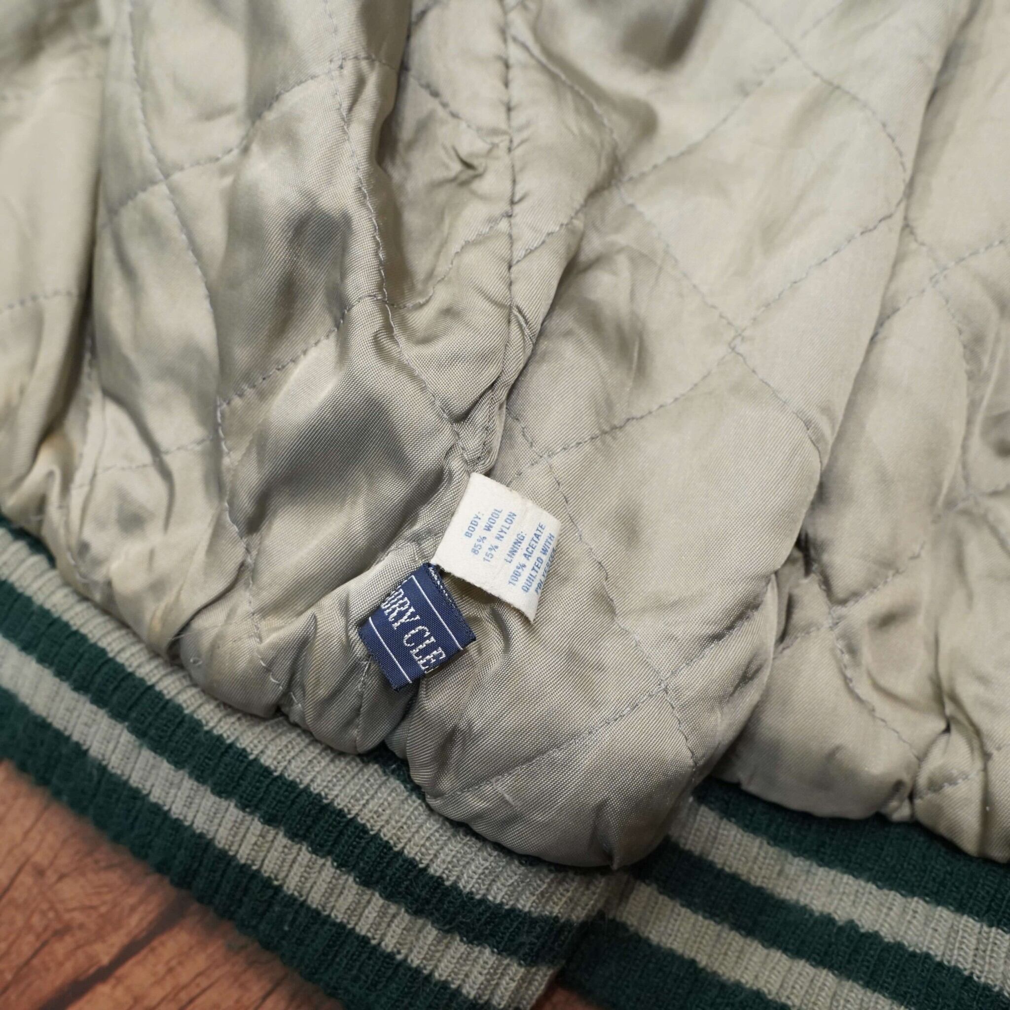 ralphlauren ウール スタジャン 無地 L/ラルフローレン 90s | 古着屋