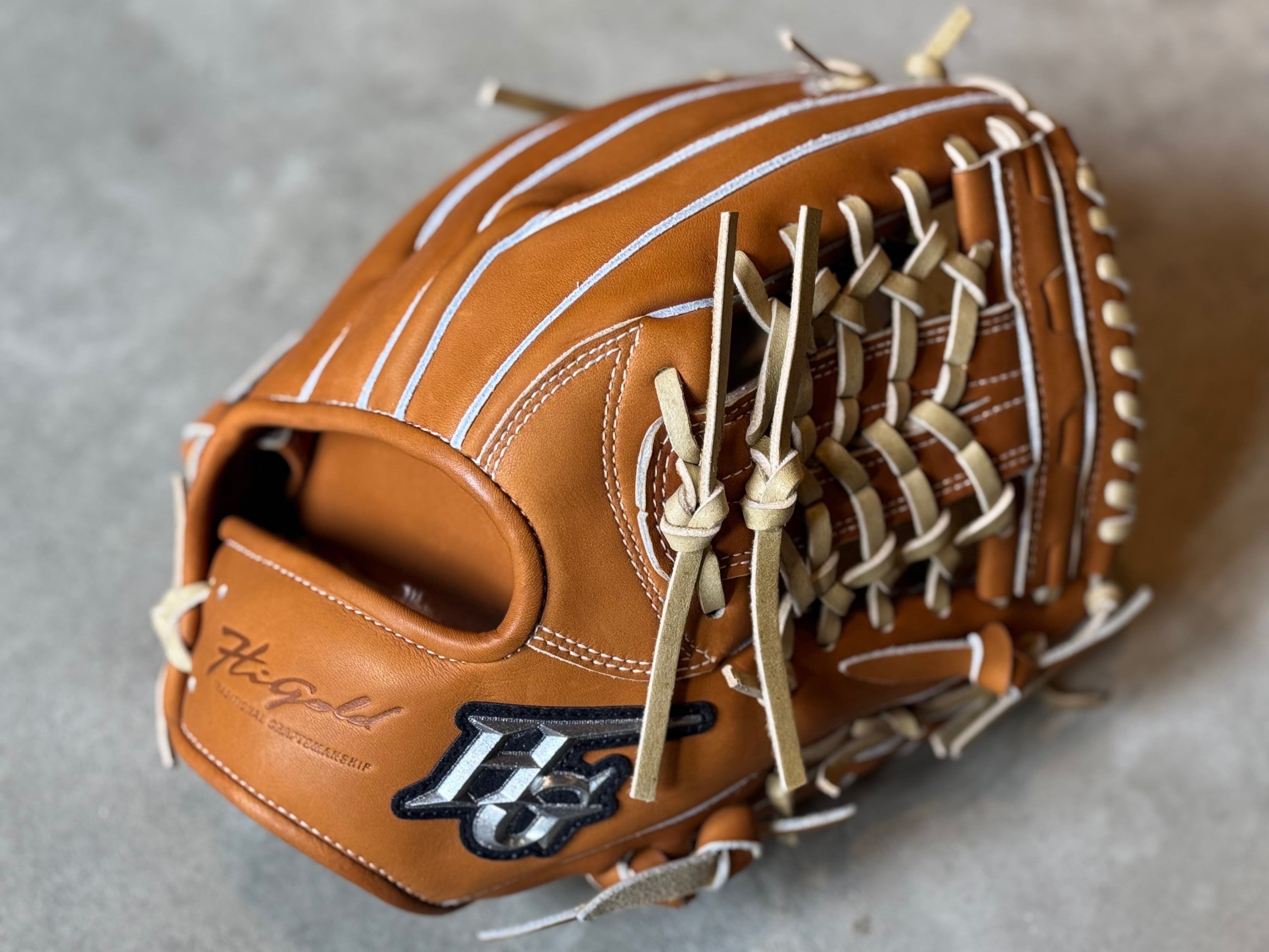 己極シリーズ2025モデル【Hi-GOLD】硬式用グローブ 内野手用 タン