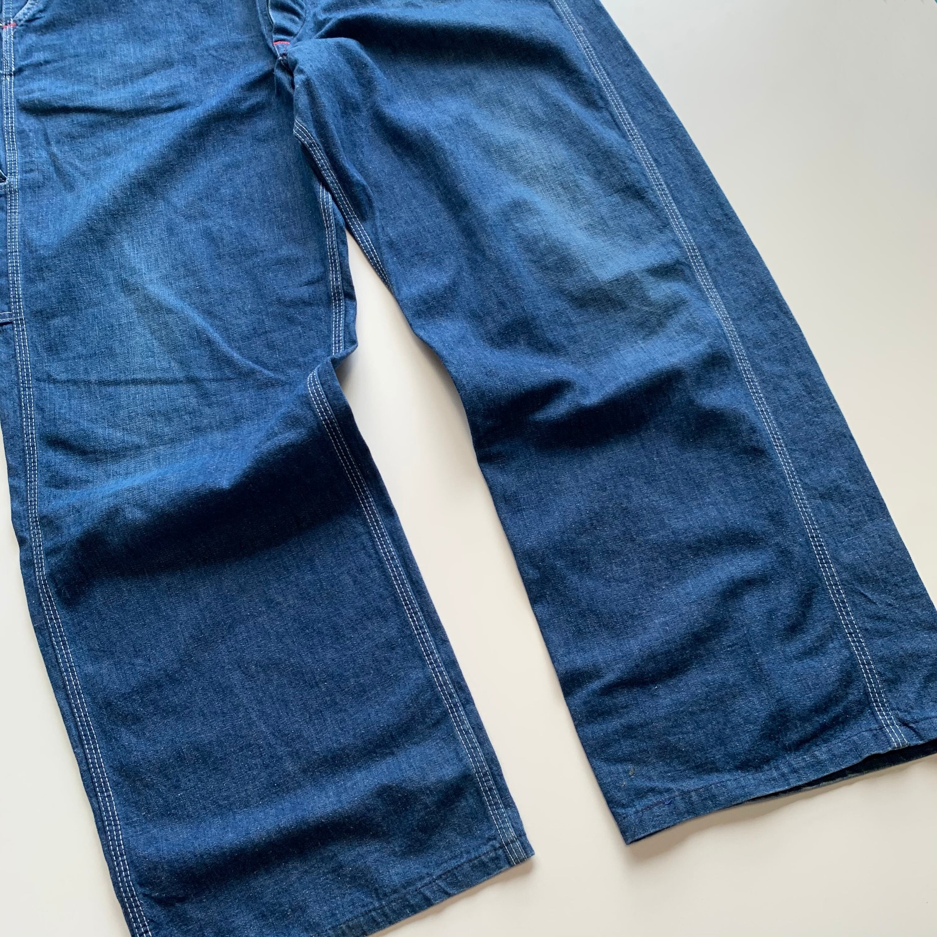 60s UNION MADE OVERALL W38 / ユニオンメイド オーバーオール デニム