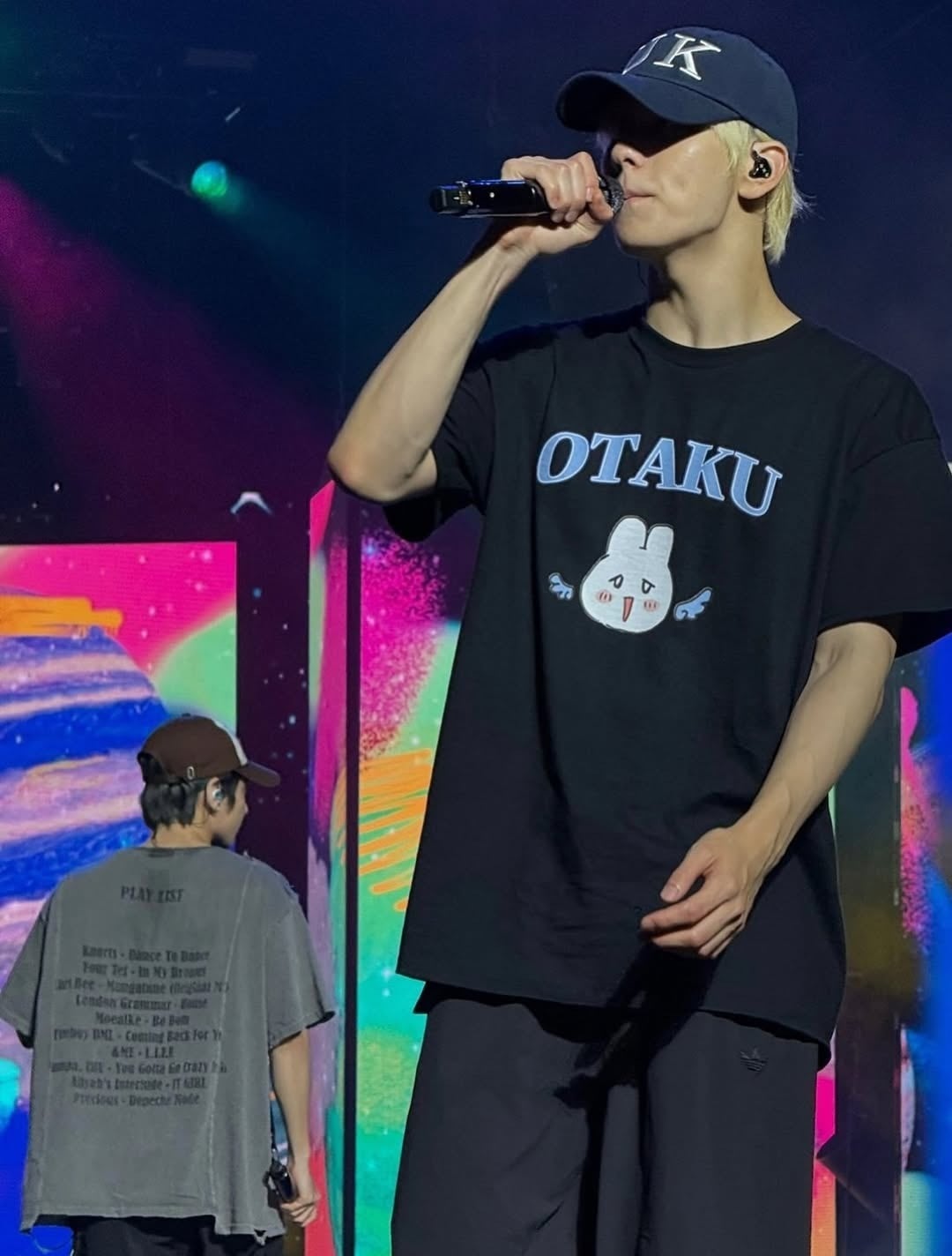 ☆TXT テヒョン 着用！！【0426X】003-DAMAGE GARMENT INCISION T