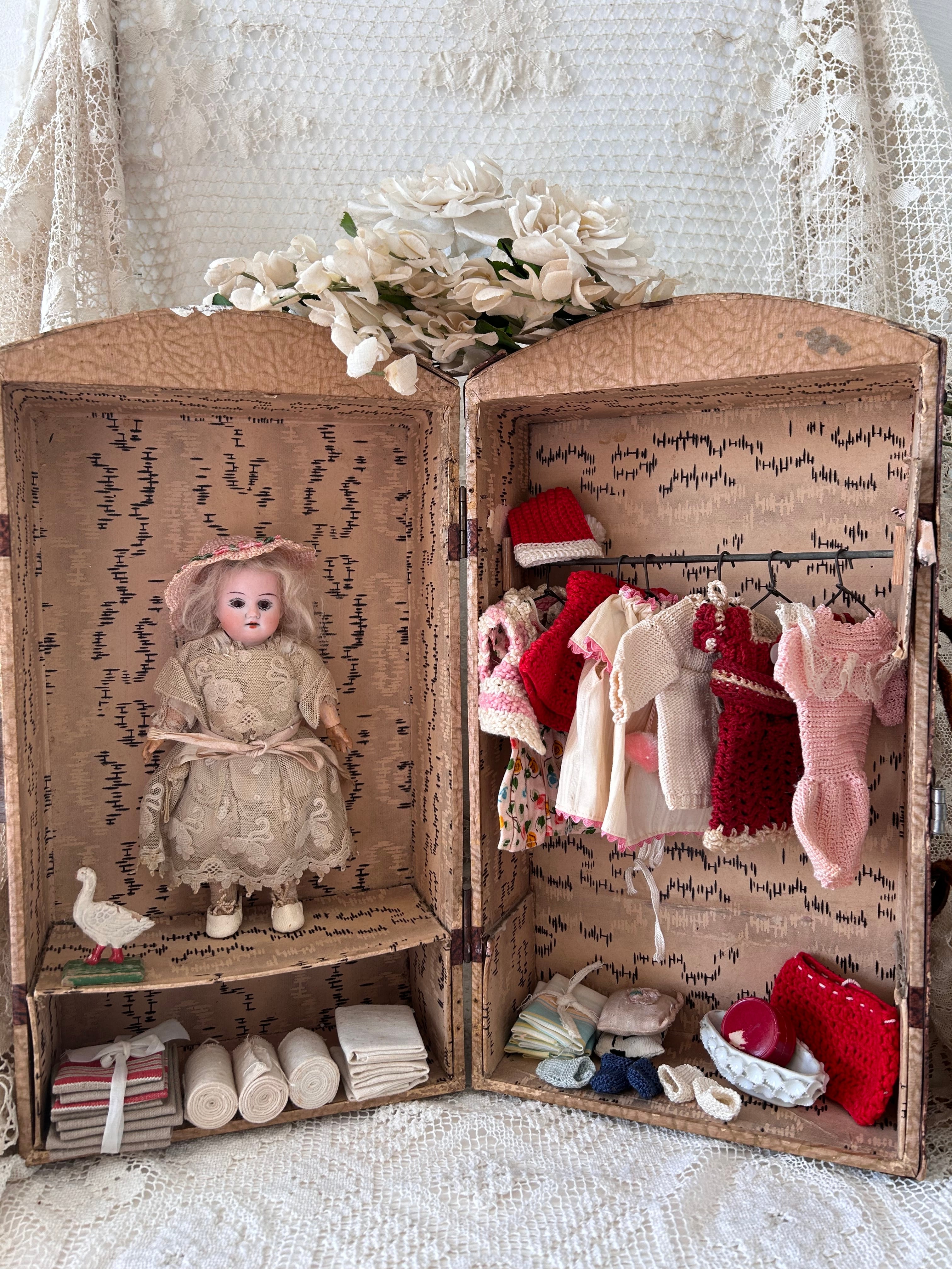フランス アンティーク ドールプレゼンテーションボックス | le