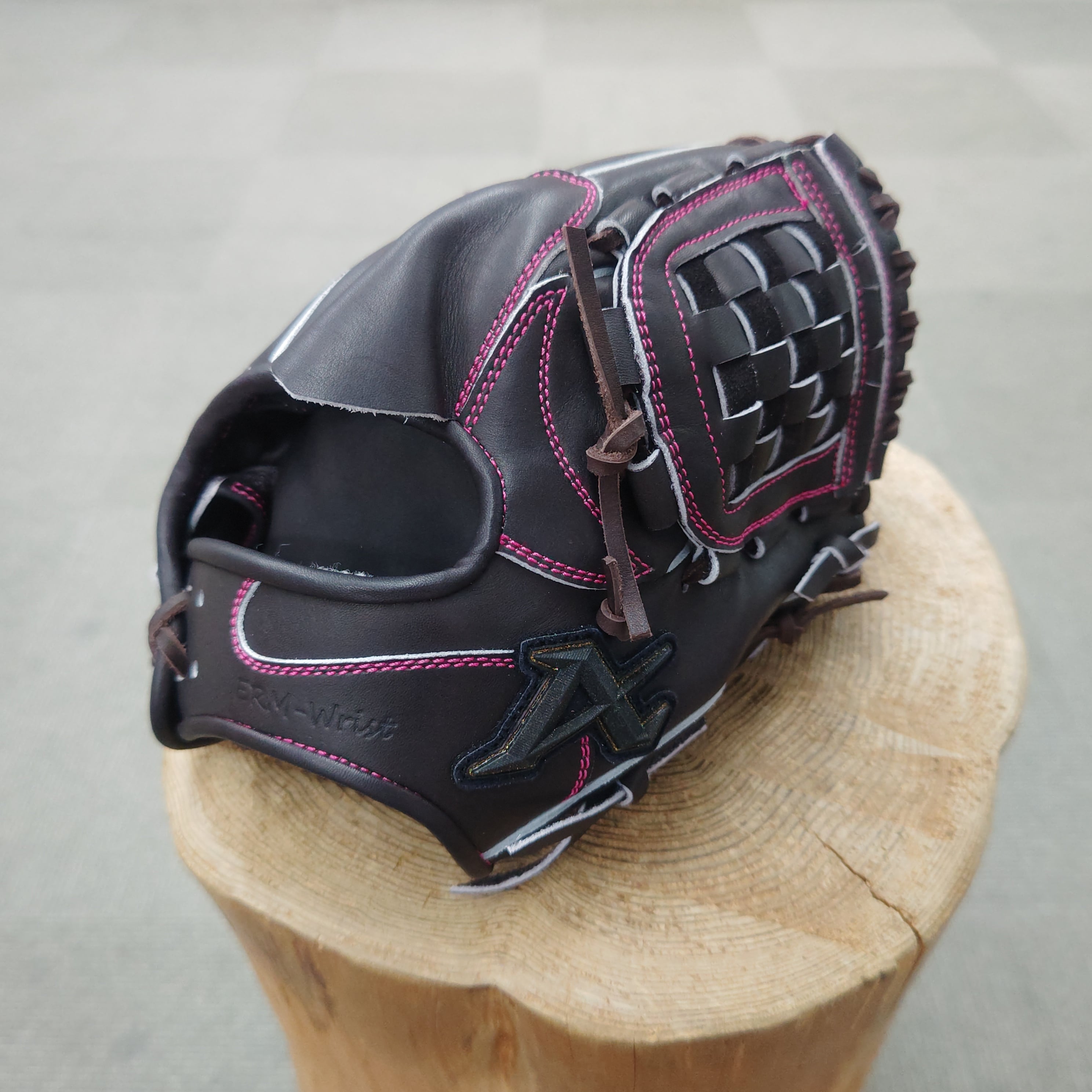 型付け済み ATOMS ダークブラウン アトムズ 一般用 硬式用 特殊重心