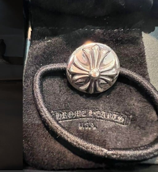 CHROME HEARTS クロムハーツ ヘアゴム クロスボール | chromehearts